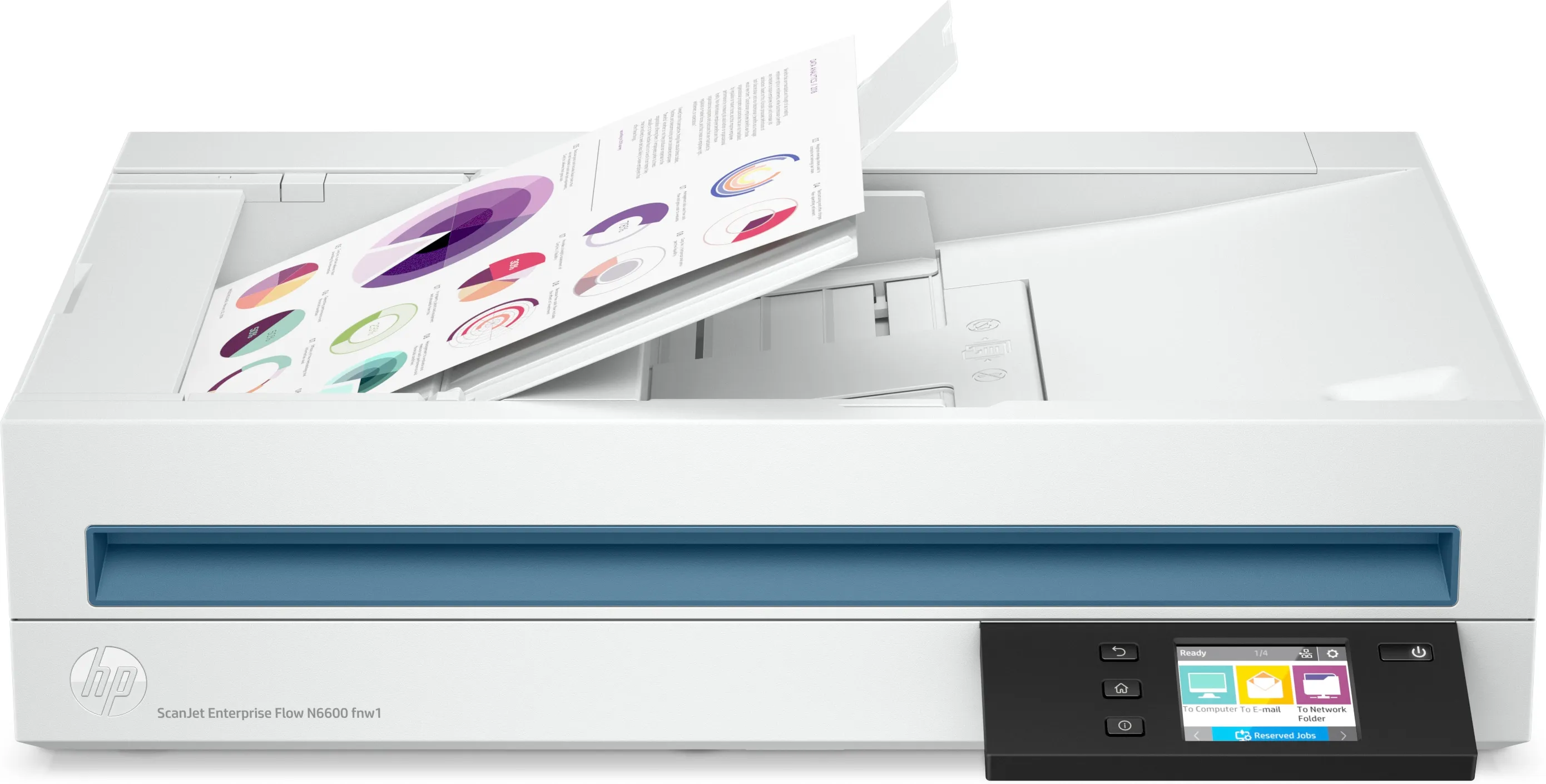 HP ScanJet Ent Flow N6600 fnw1 Scanner HP SJ Ent Flw N6600 fnw1 Scnr:Eu Mltlang