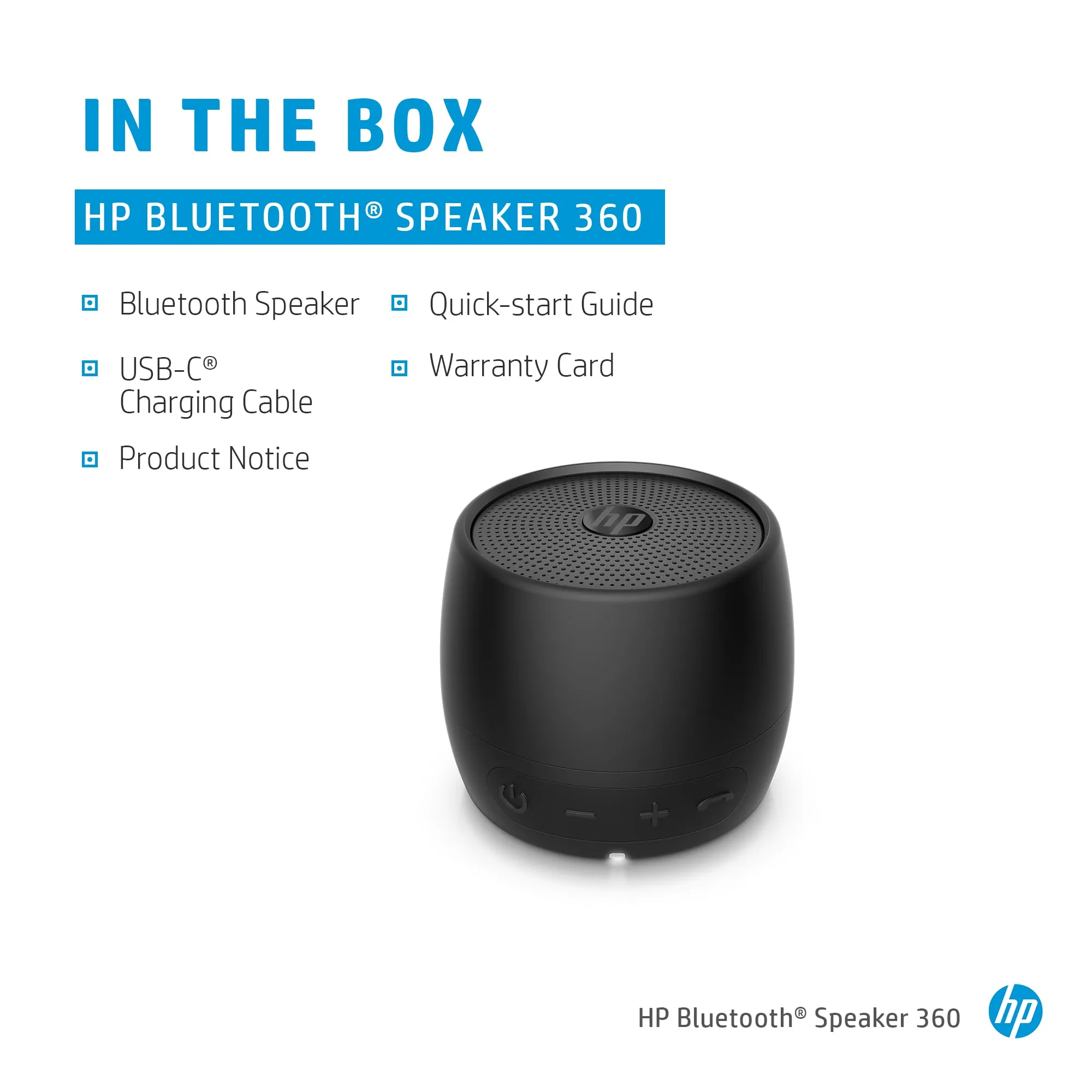 HP Bluetooth Speaker 360 Black