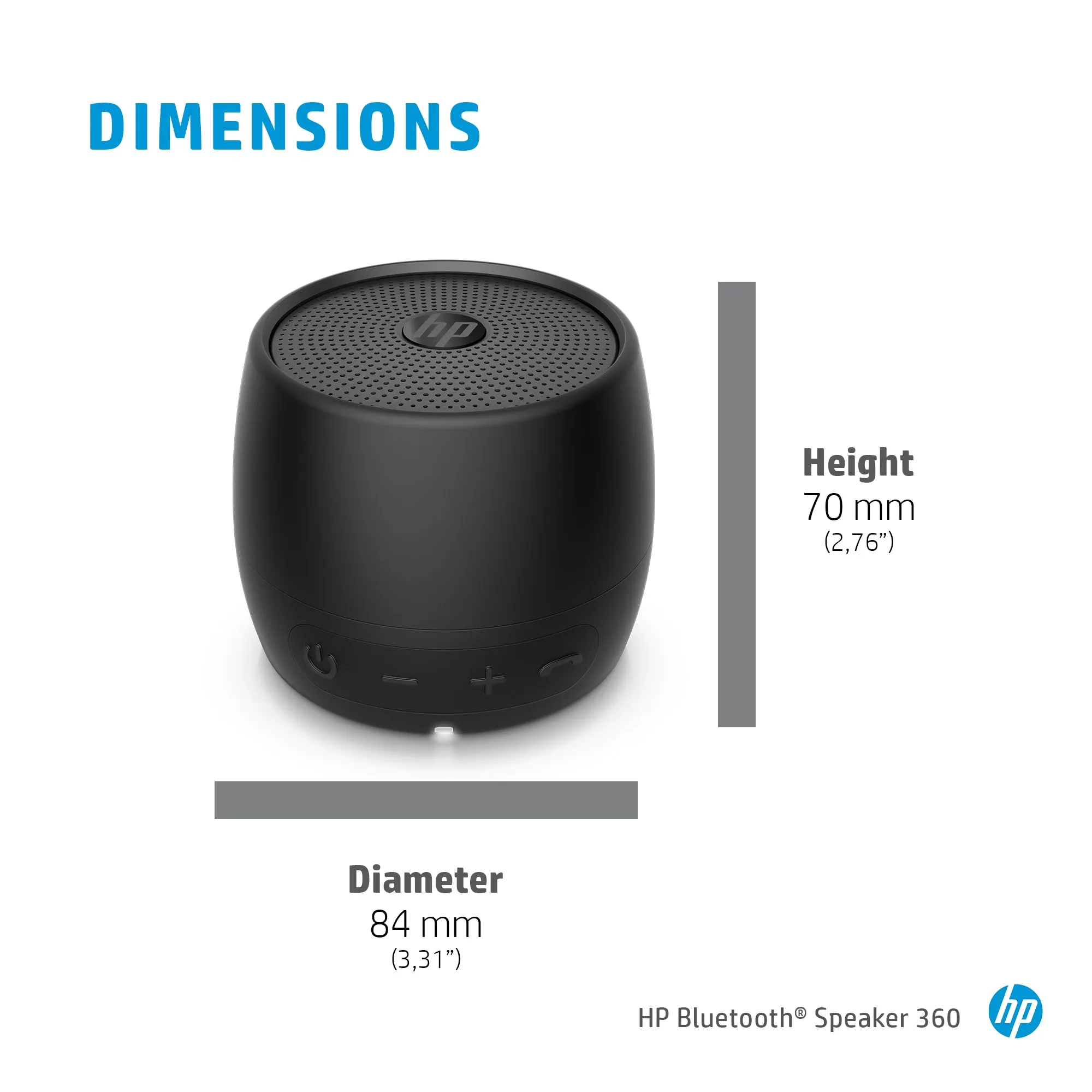 HP Bluetooth Speaker 360 Black