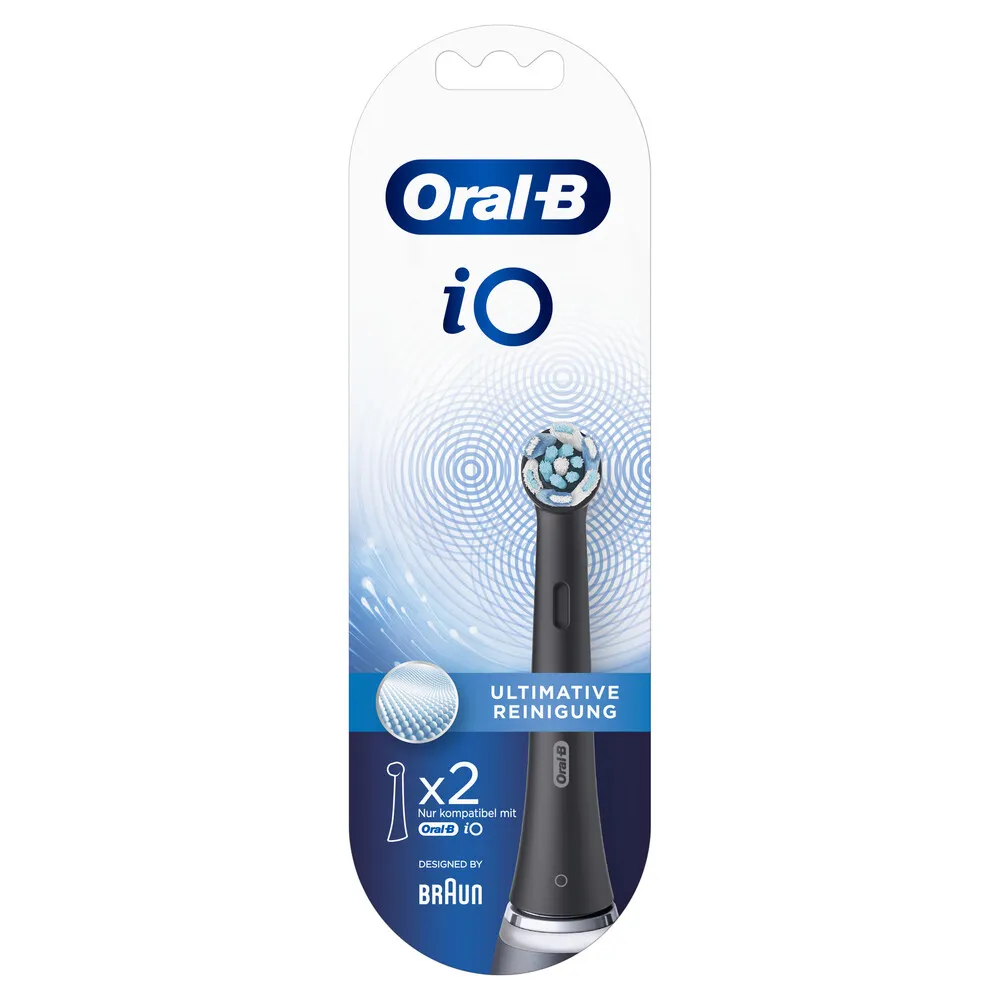 Oral-B iO Series iO Ultimate Clean -brush head, 2 pcs, black