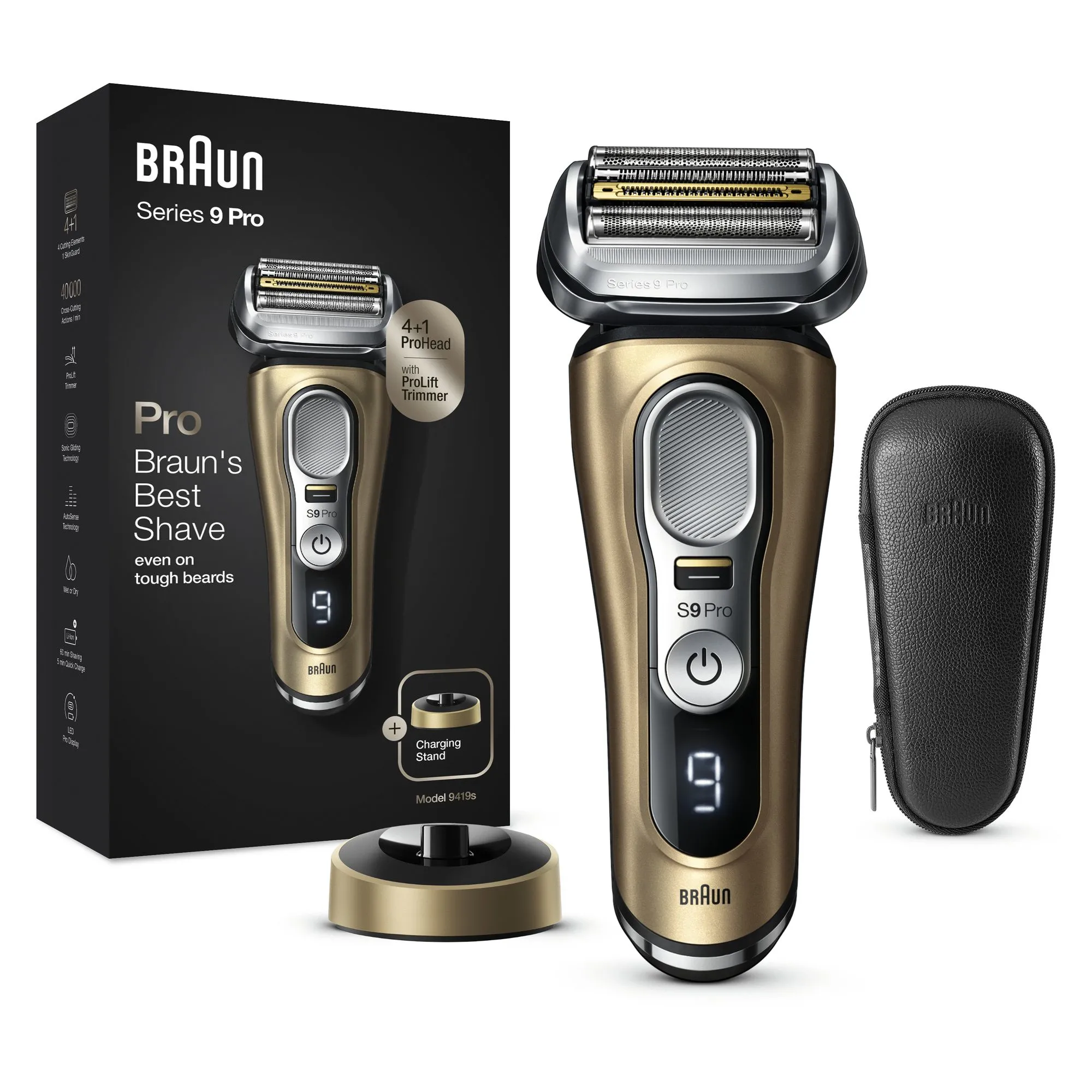 Braun Series 9 9419s - shaver, Black