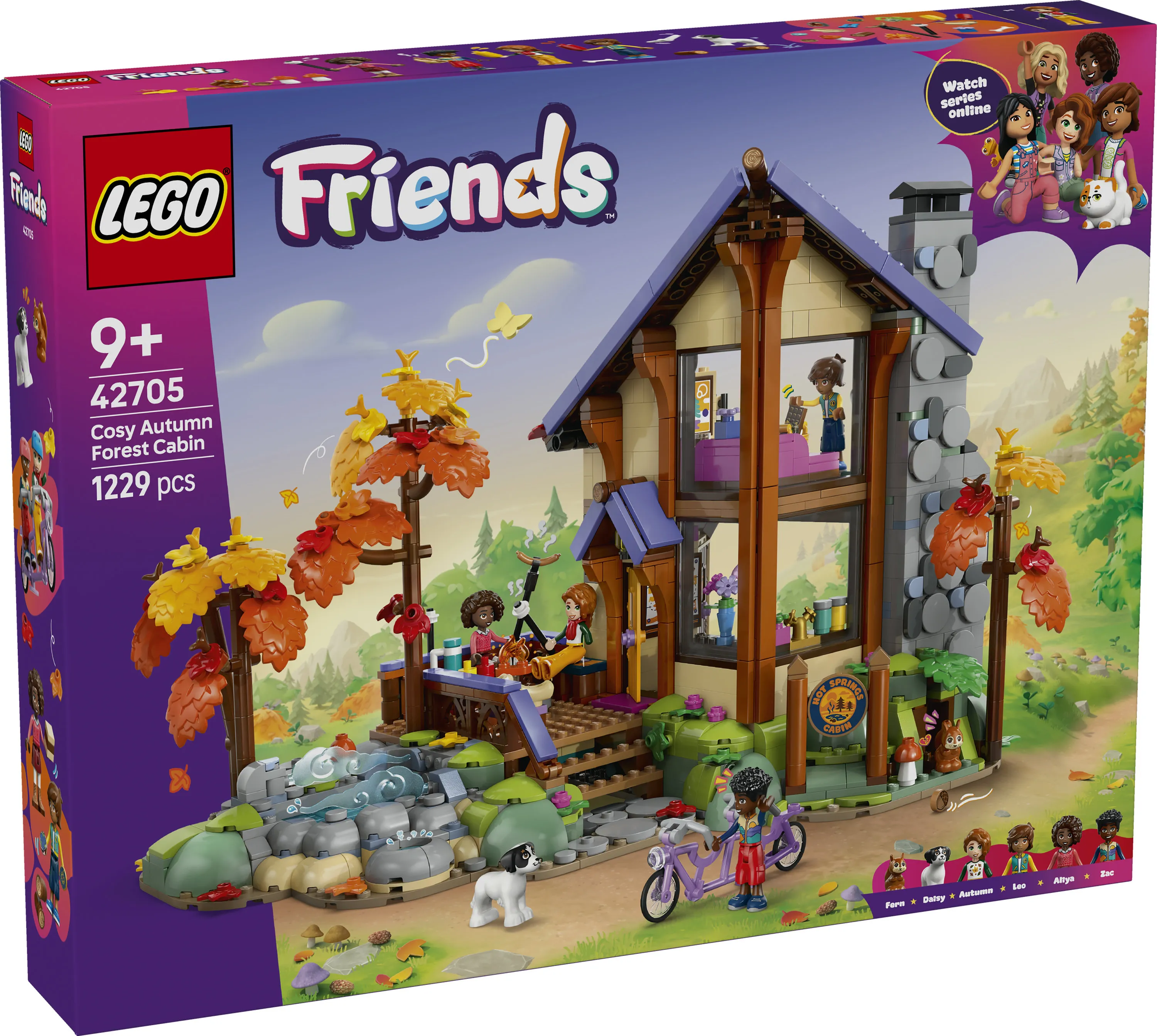 LEGO Friends Viihtyis&auml; syksyinen mets&auml;m&ouml;kki 42705