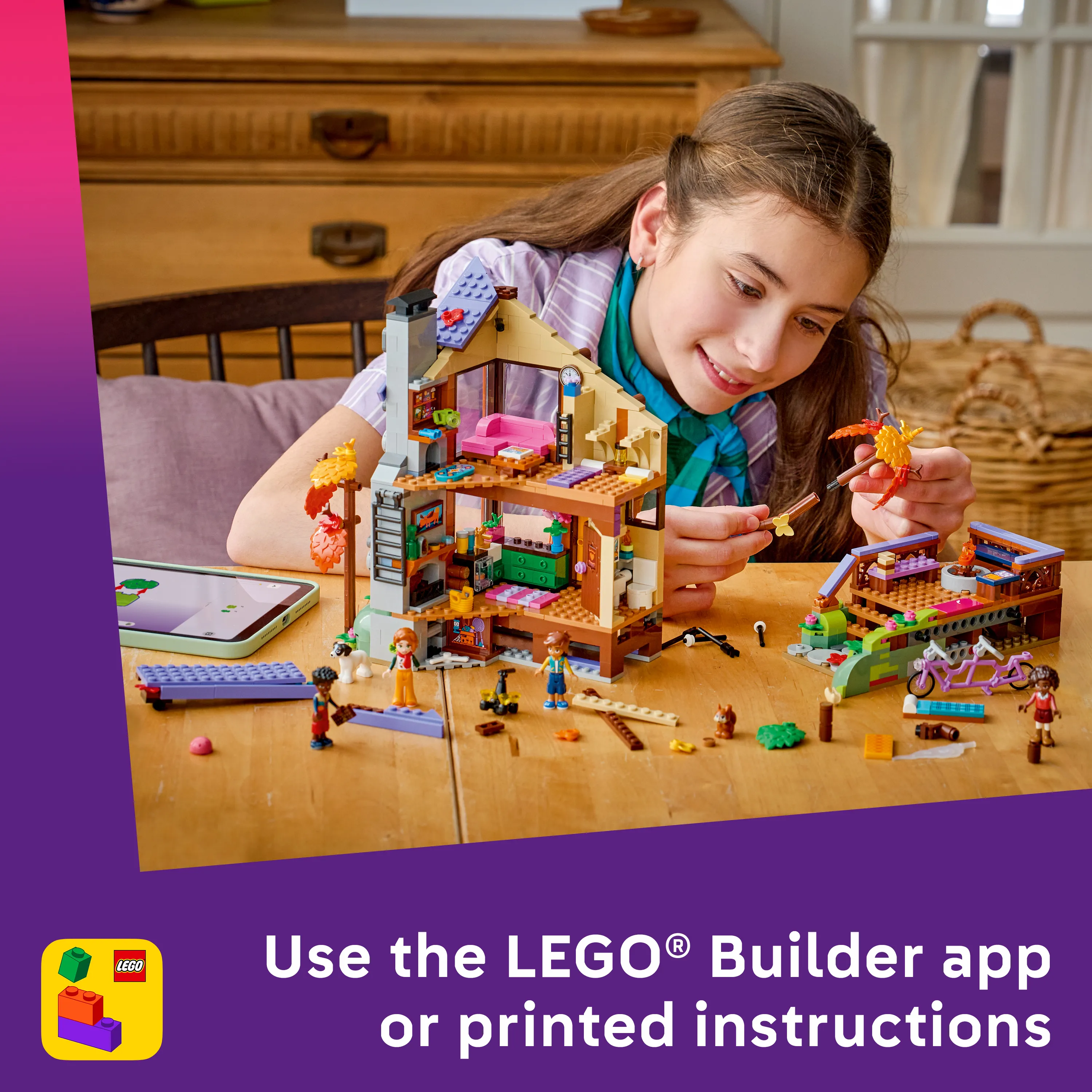 LEGO Friends Viihtyis&auml; syksyinen mets&auml;m&ouml;kki 42705