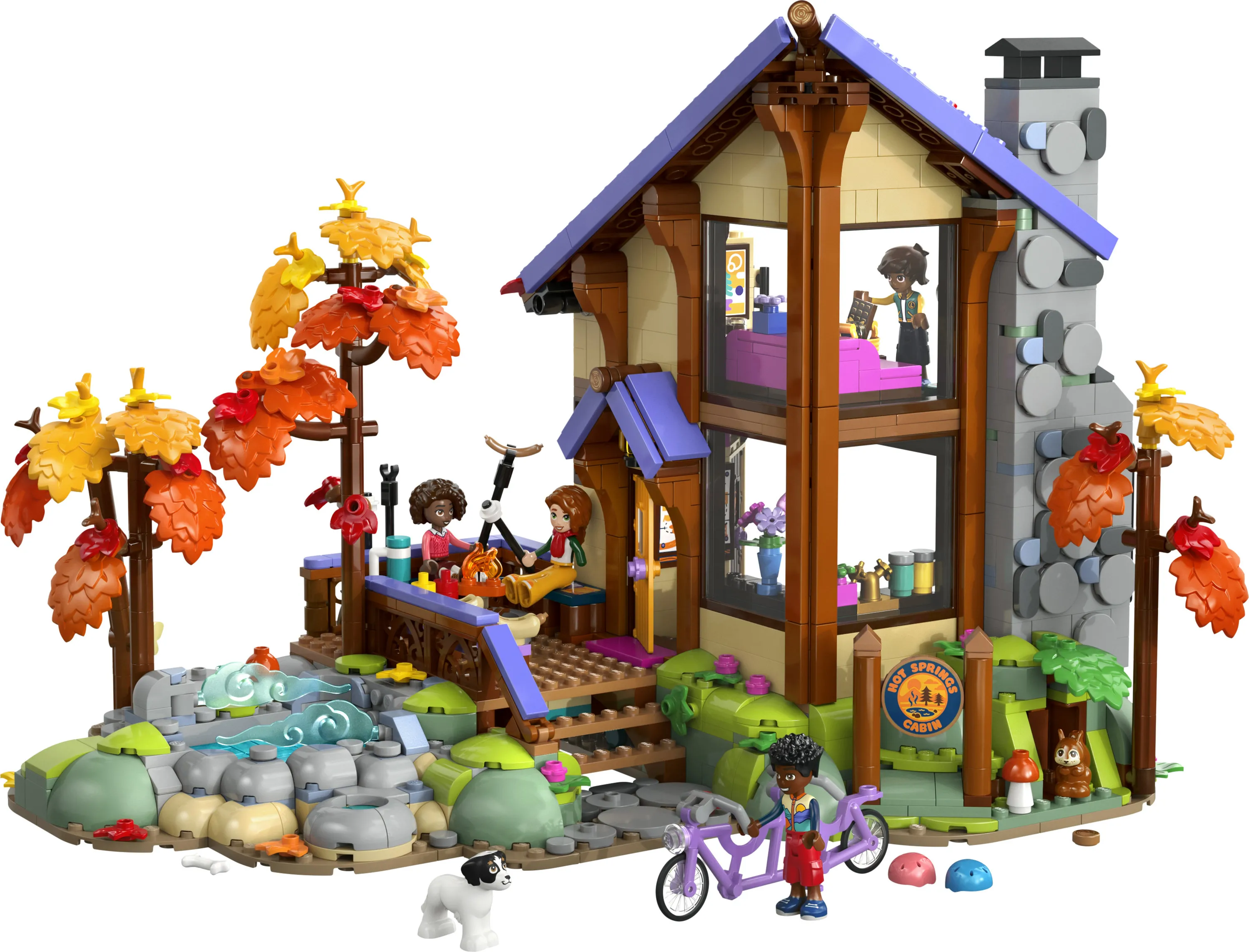 LEGO Friends Viihtyis&auml; syksyinen mets&auml;m&ouml;kki 42705