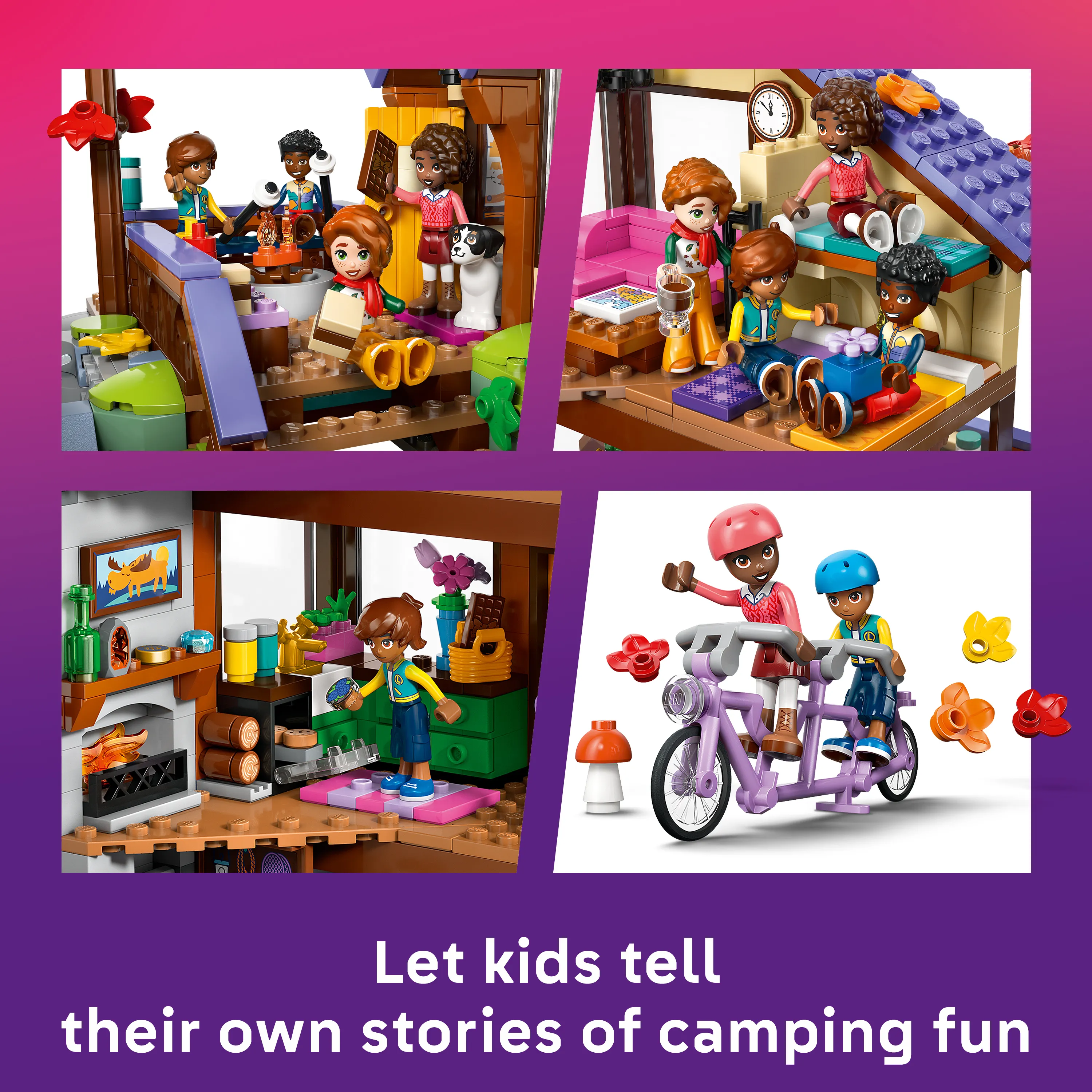LEGO Friends Viihtyis&auml; syksyinen mets&auml;m&ouml;kki 42705