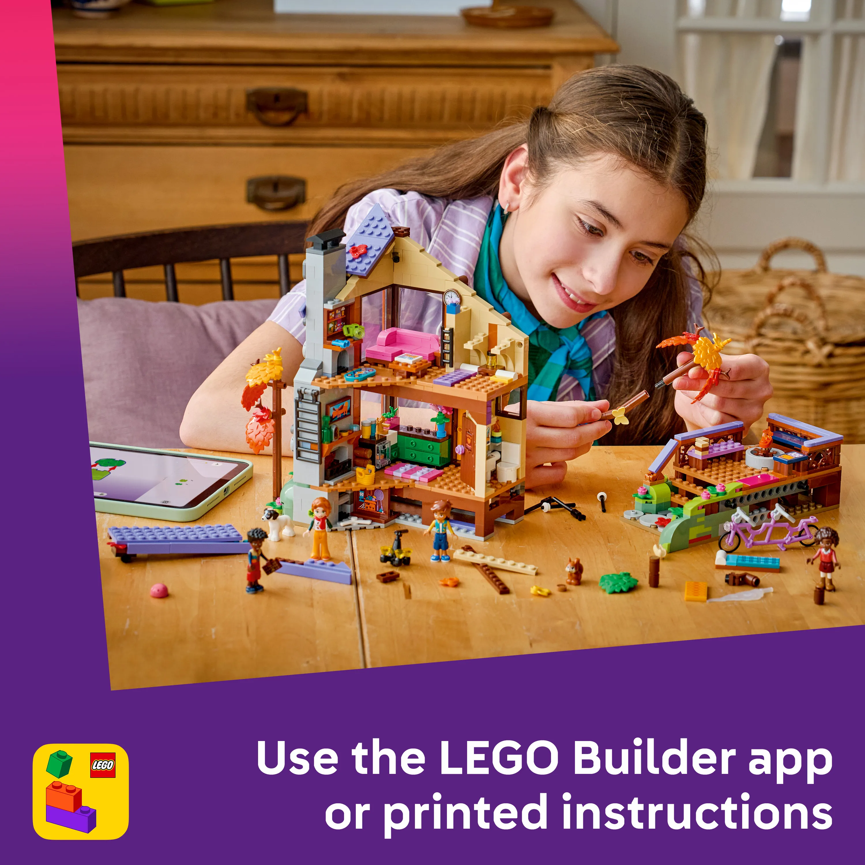 LEGO Friends Viihtyis&auml; syksyinen mets&auml;m&ouml;kki 42705