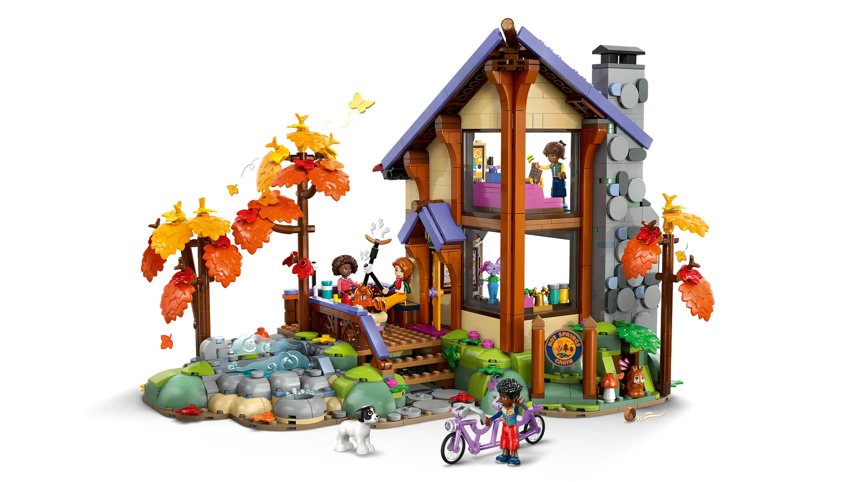 LEGO Friends Viihtyis&auml; syksyinen mets&auml;m&ouml;kki 42705
