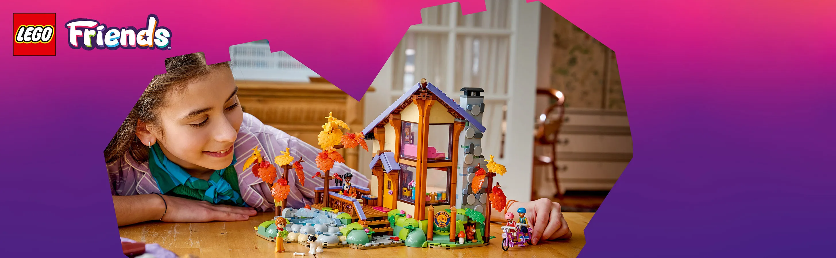 LEGO Friends Viihtyis&auml; syksyinen mets&auml;m&ouml;kki 42705