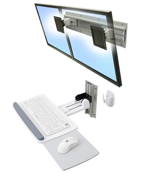 ERGOTRON Neo-Flex® Keyboard Wall Mount max. 2,3kg. 90 Grad tend 120 Grad swivel