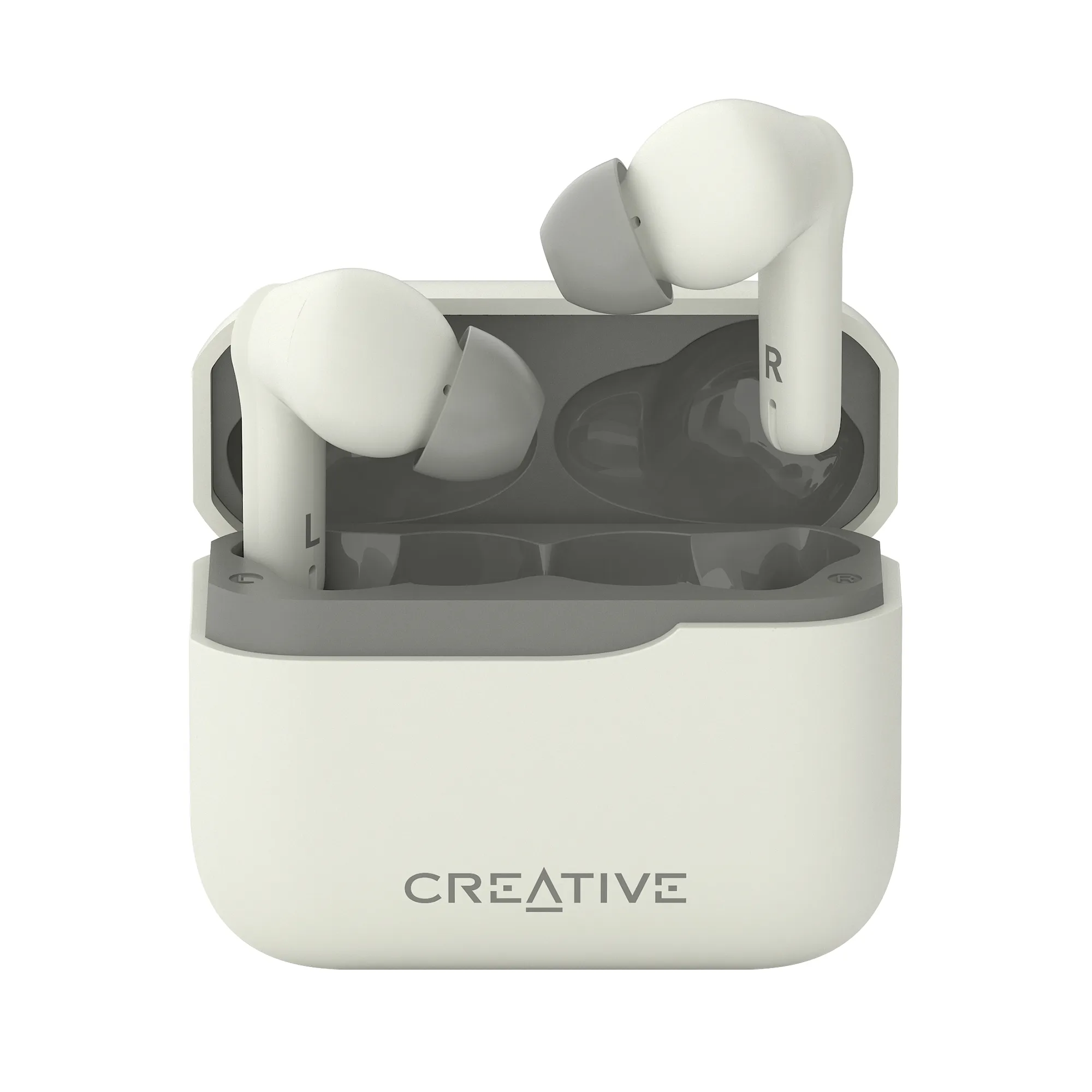 Creative Zen Air Plus Wireless Earbuds, Cream