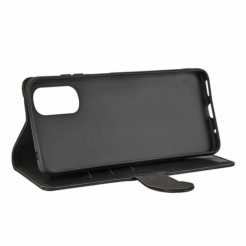 GEAR Wallet, Moto E32 - pl&aring;nboksfodral, Svart