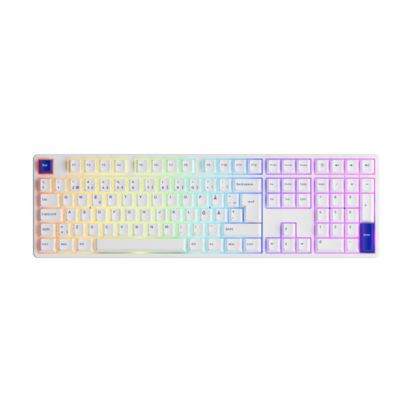 Akko 5108B, CS Jelly Purple, white/blue - wireless mechanical keyboard