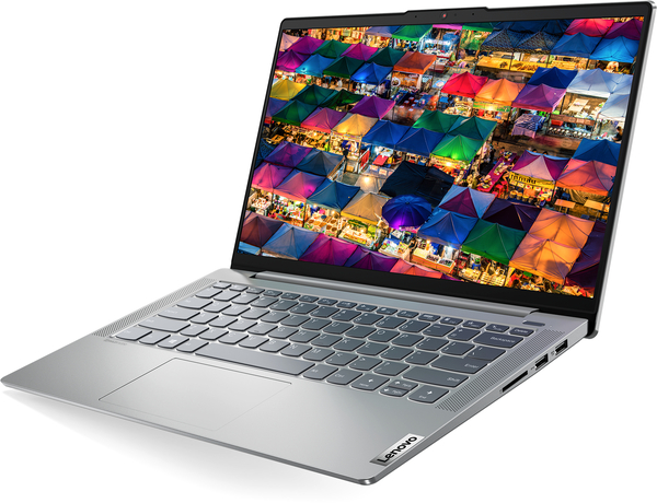 Lenovo IdeaPad 5 14" R5-5500U, 8 Gt, 256 Gt, Win 10 Home -kannettava, Platinum