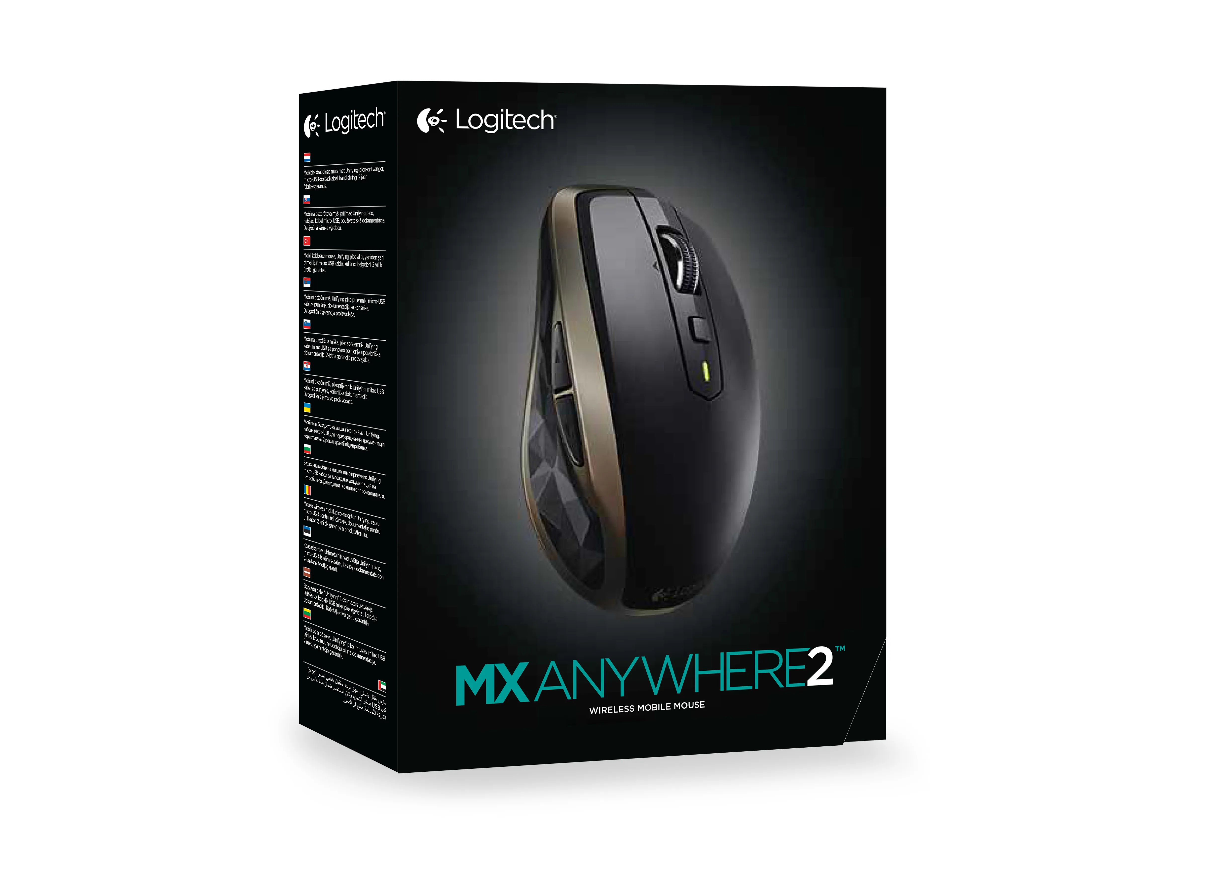 Logitech MX Anywhere 2 tr&aring;dl&ouml;s mus, grafit