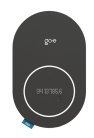 GO-E Charger PRO 11 kW 3-phase Wall-mounted Electric Vehicle Charging Station with 6 meter Type 2 Cable, RFID and IP66 - Black