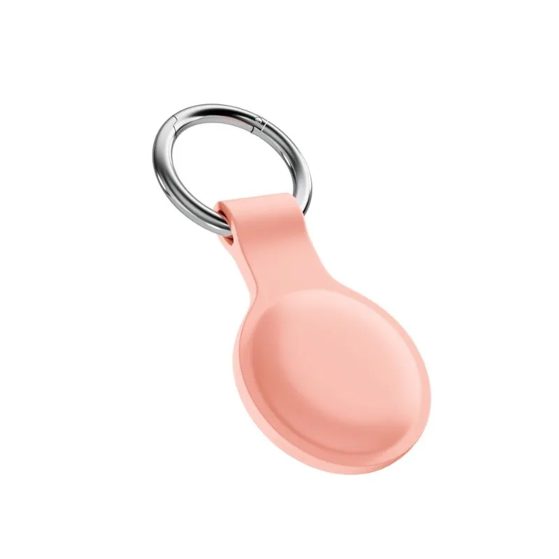 Epico Silicone Full Back Case | AirTag | Pink | Robust Metal Ring
