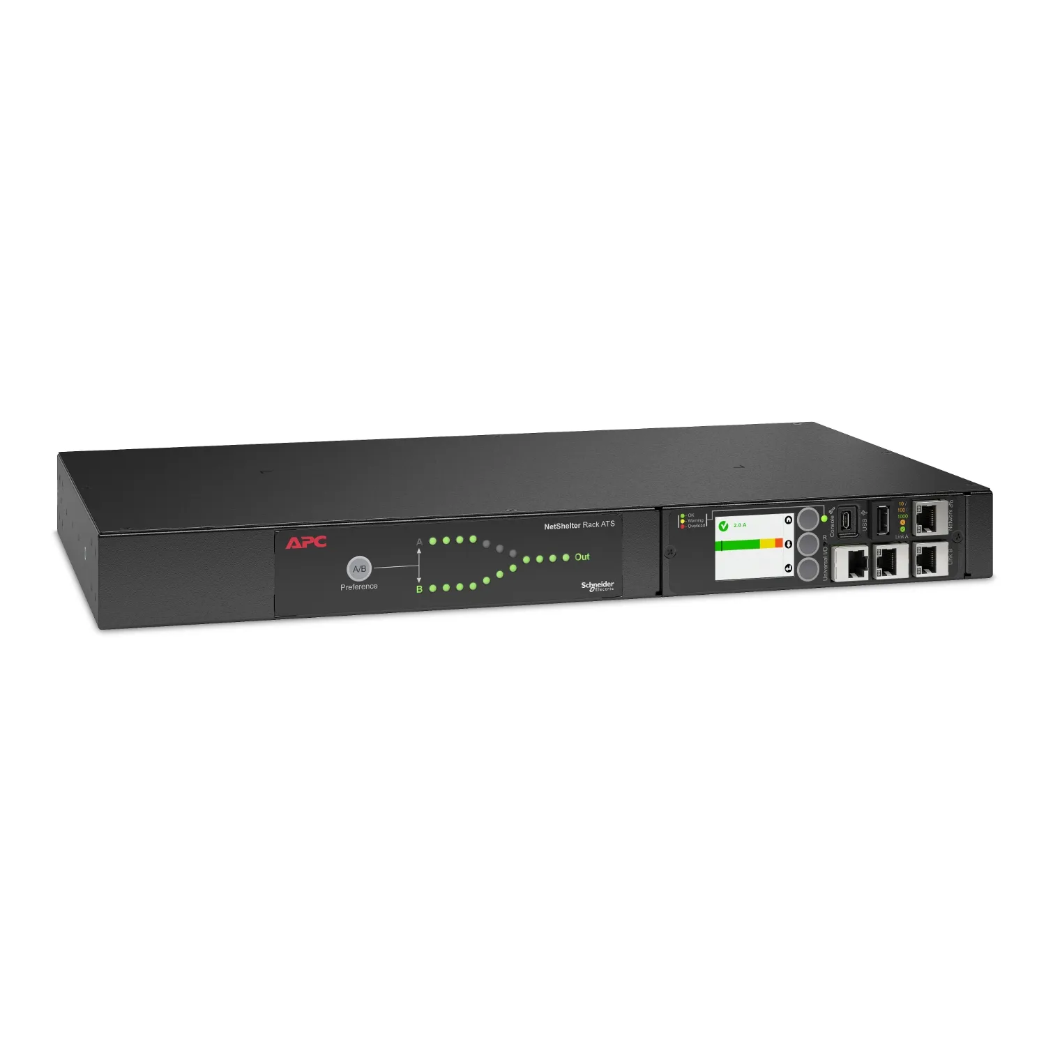 APC Rack ATS 230V 10A C14 in 12-C13 out