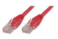 MicroConnect Cat6 F/UTP RJ45 0.5m n&auml;tverkskabel, r&ouml;d