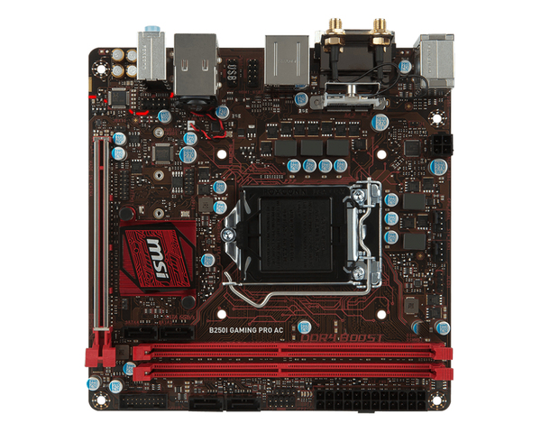 MSI B250I Gaming Pro AC, mini-ITX motherboard