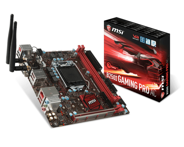 MSI B250I Gaming Pro AC, mini-ITX moderkort