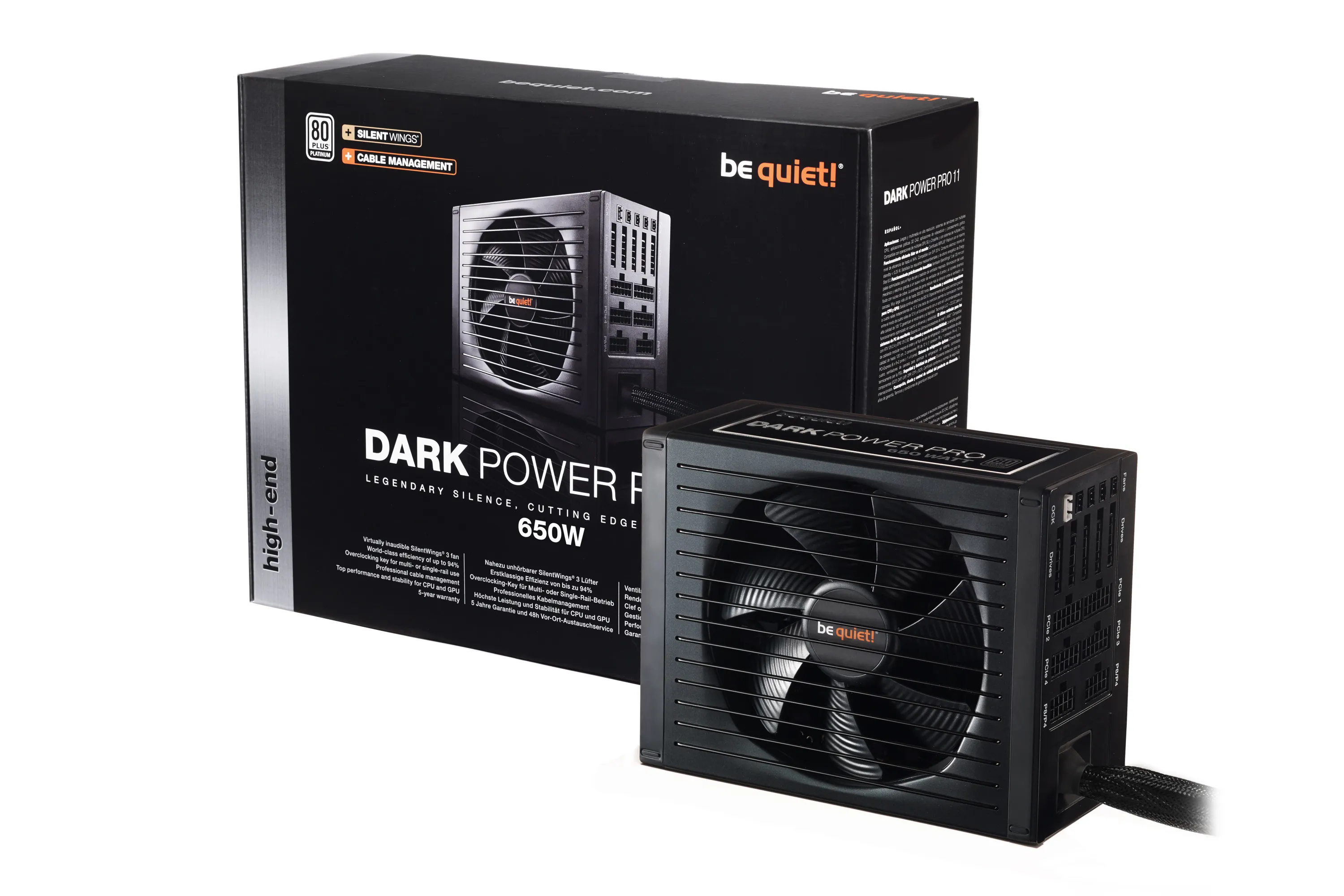 be quiet! Dark Power Pro 11 650W - PSU, 80 Plus Platinum
