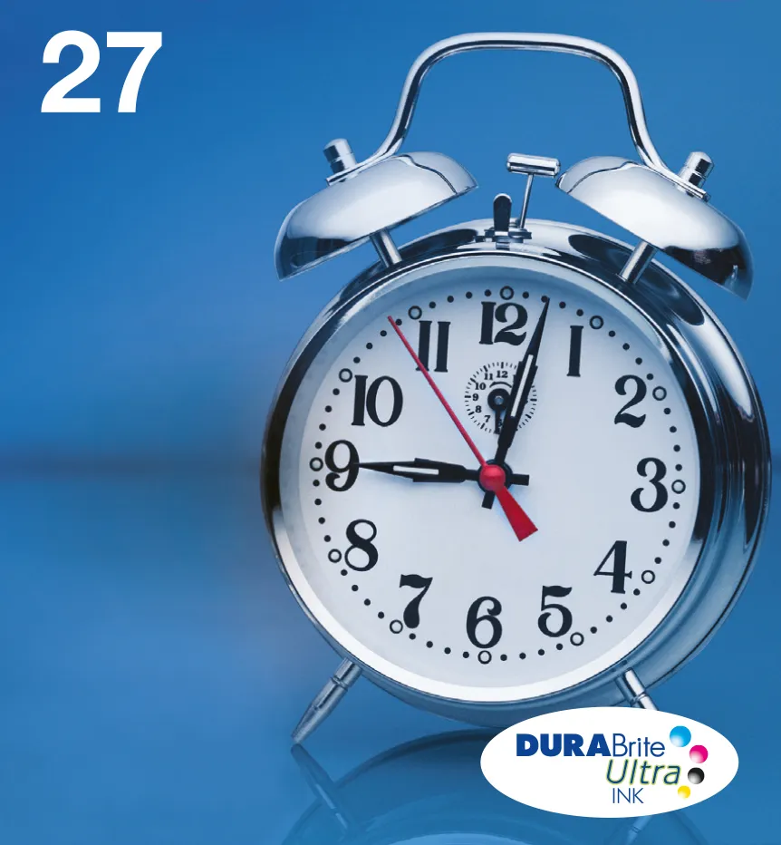 Epson 27 Alarm Clock kit med bl&auml;ckpatroner, 3.6 ml, cyan/magenta/gul, 3 st