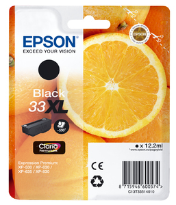 EPSON BLACK 33XL CLARIA PREMIUM INK