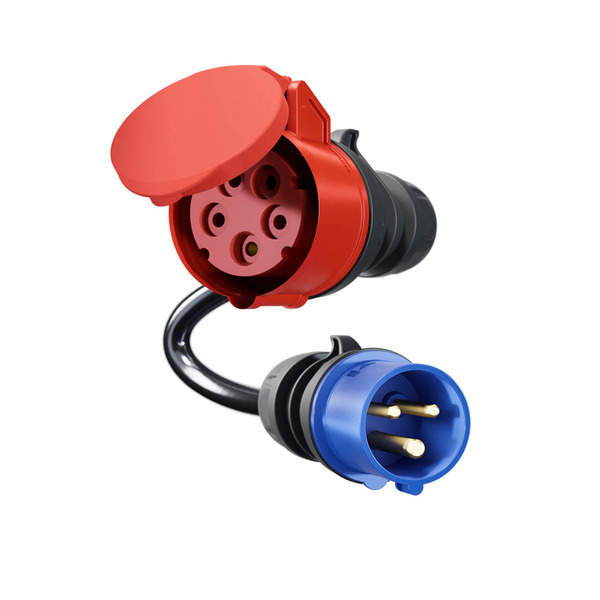 go-e CH-04-35 Gemini flex Adapter CEE Blue 16 Ampere