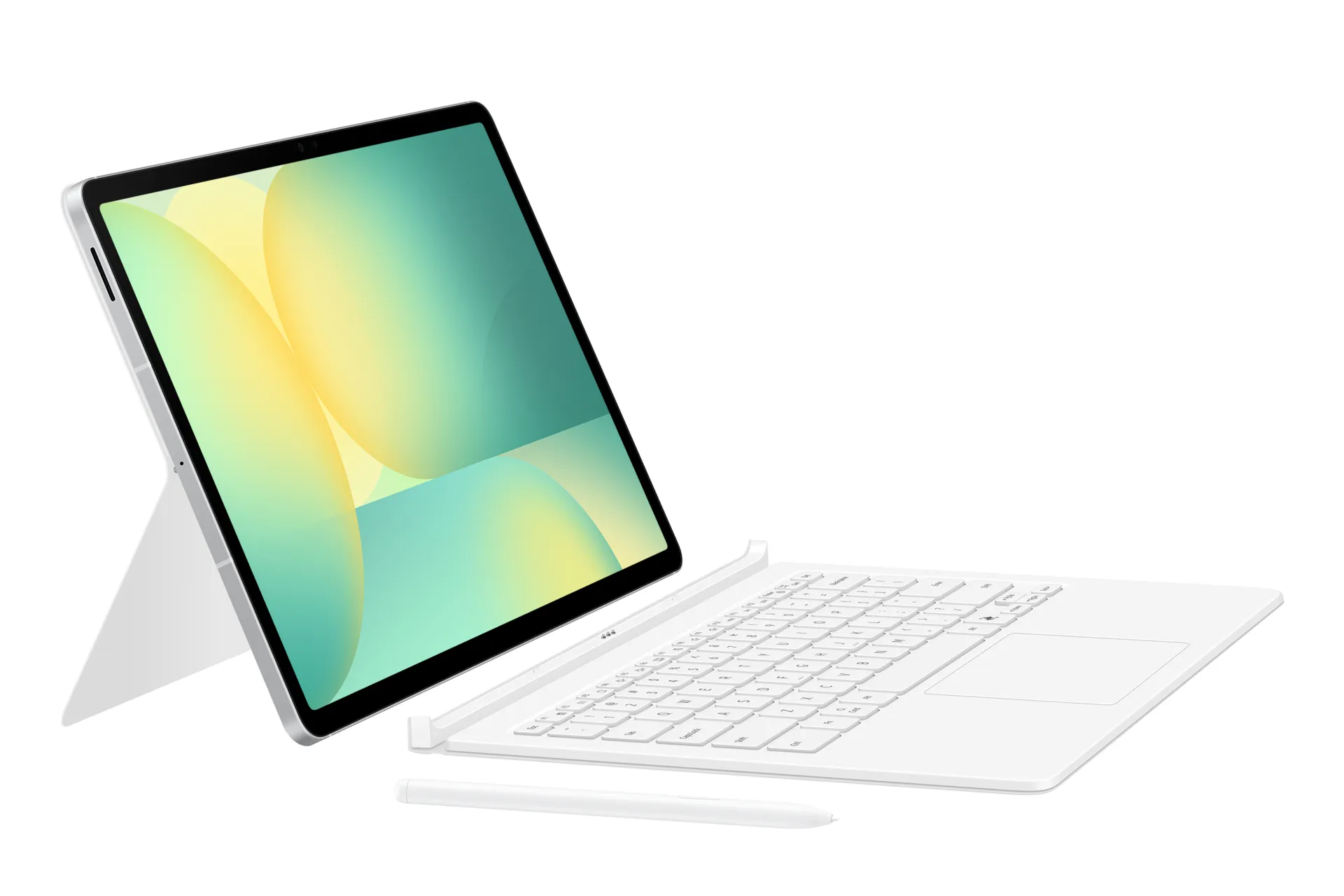 Samsung S10 FE+ Book Cover Keyboard AI Key - fodral, Vit