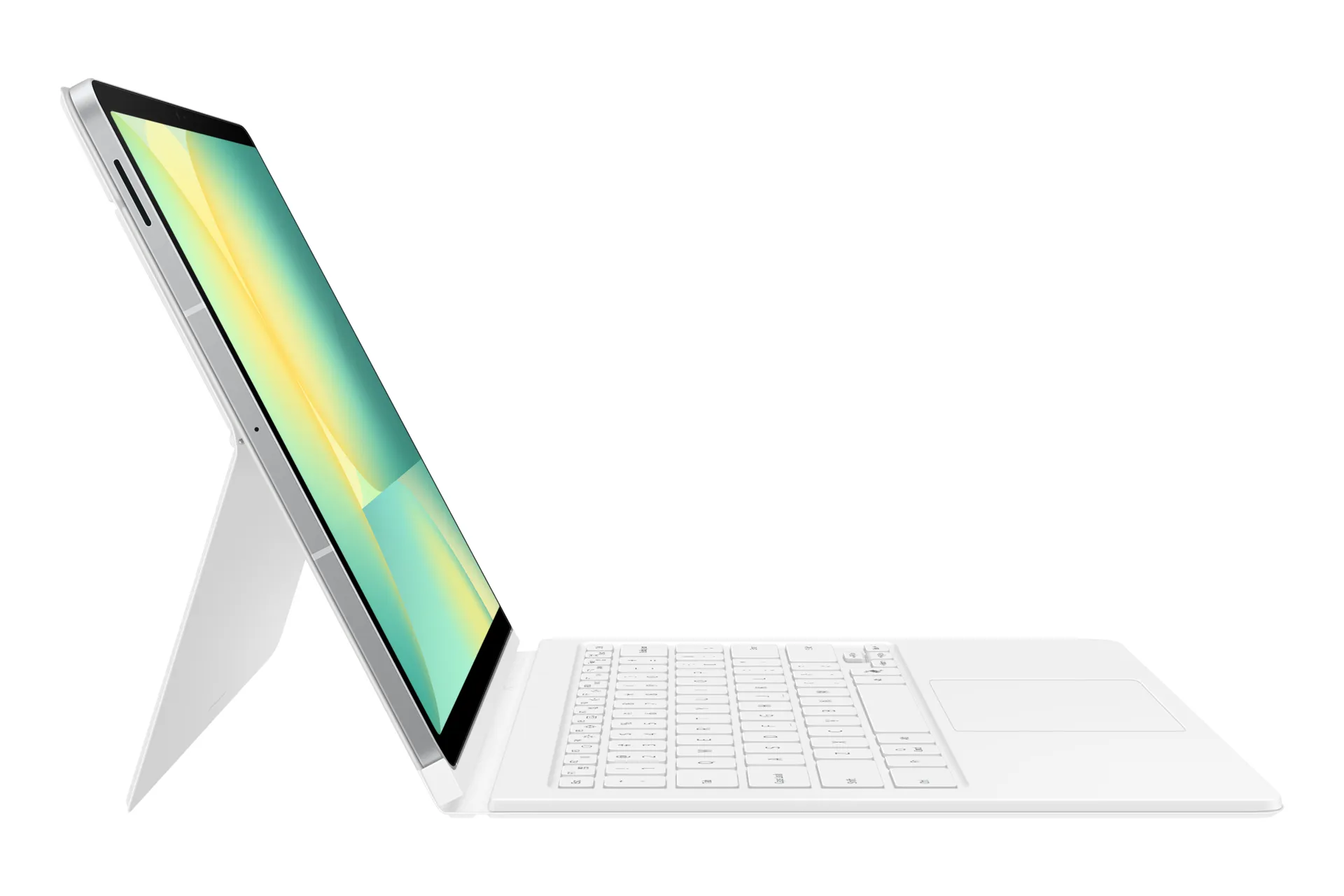 Samsung S10 FE+ Book Cover Keyboard AI Key - fodral, Vit