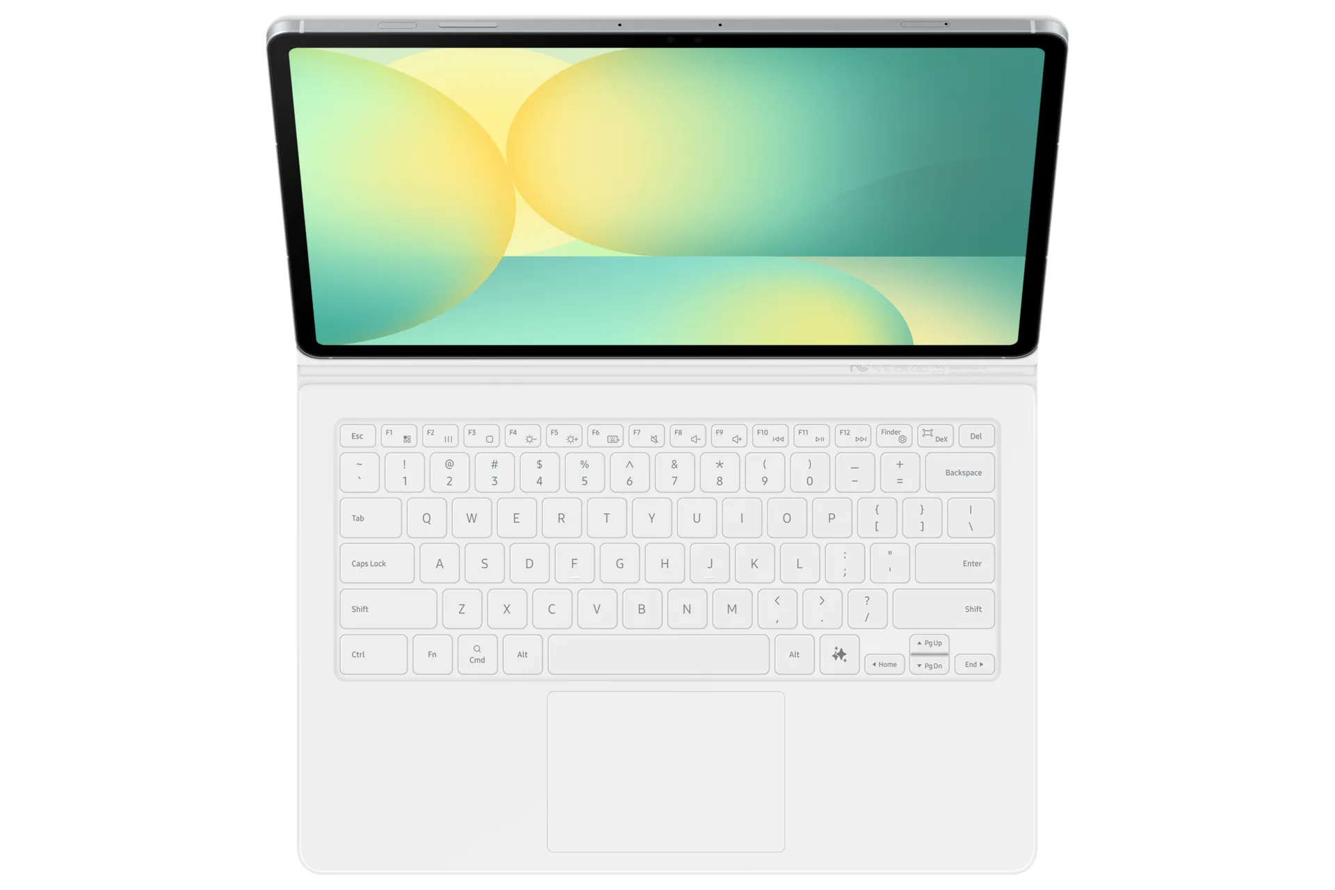 Samsung S10 FE+ Book Cover Keyboard AI Key - fodral, Vit