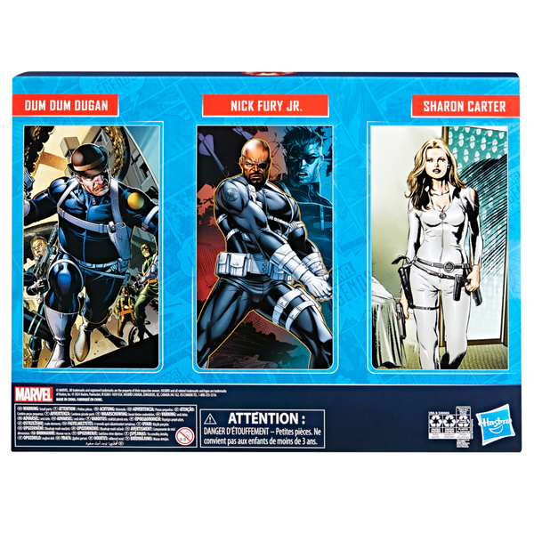 Marvel Legends Triplepack - Dum Dum Dugan, Sharon Carter &amp; Nick Fury Jr.