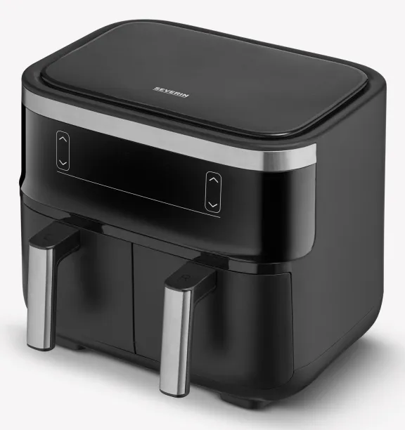 SEVERIN FryLight Dual FR 2463, 8 l, 2600 W, airfryer, svart
