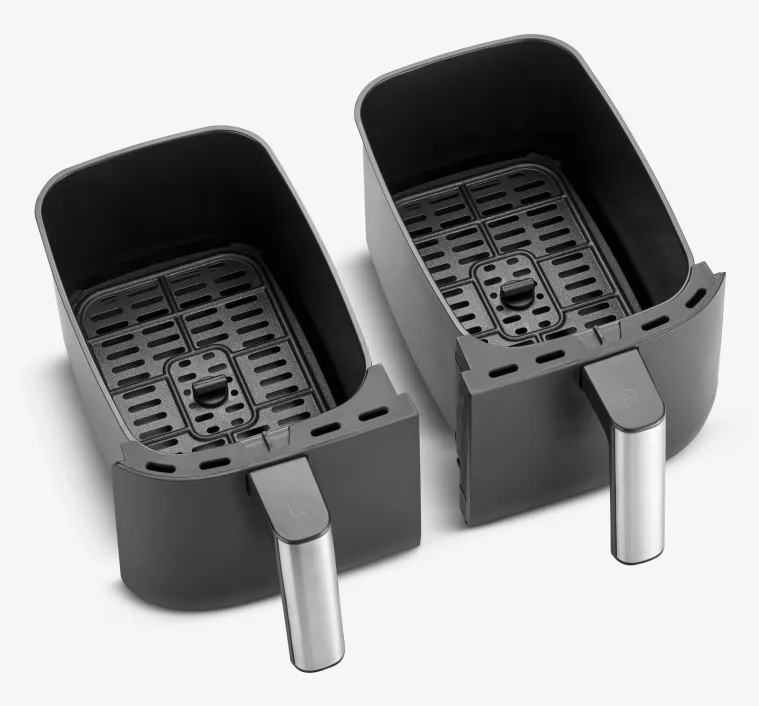 SEVERIN FryLight Dual FR 2463, 8 l, 2600 W, airfryer, svart