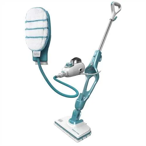 BLACK+DECKER FSMH1351SM-QS 9-in-1 -h&ouml;yrymoppi, 1300 W, 0,5 L, turkoosi/valkoinen