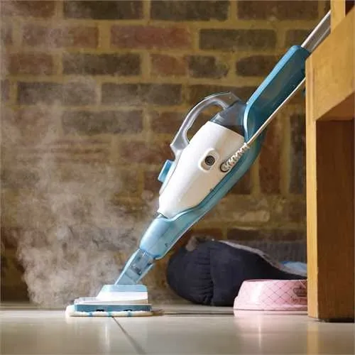 BLACK+DECKER FSMH1351SM-QS 9-in-1 -h&ouml;yrymoppi, 1300 W, 0,5 L, turkoosi/valkoinen