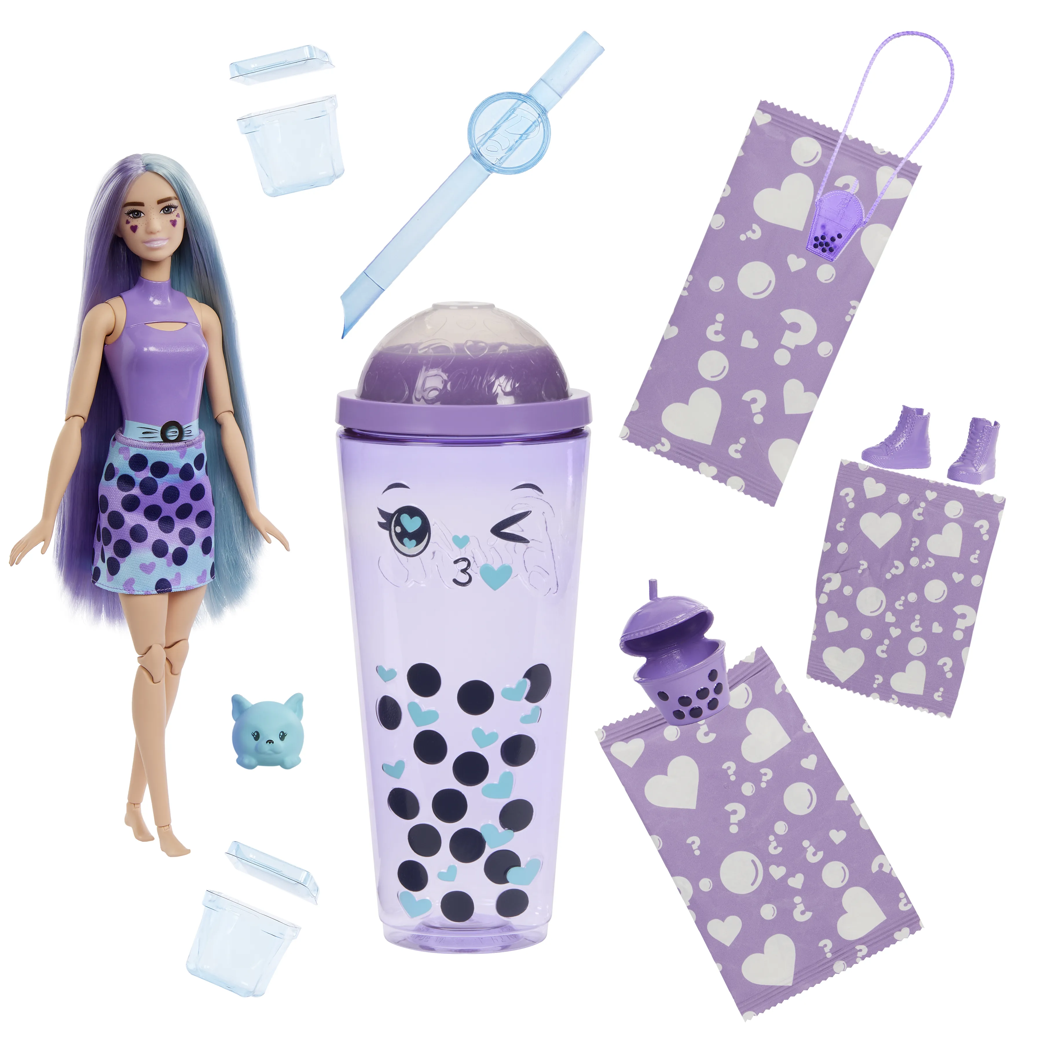 Mattel Barbie Pop! Reveal Bubble Tea Series - Taro Milk, toy figure