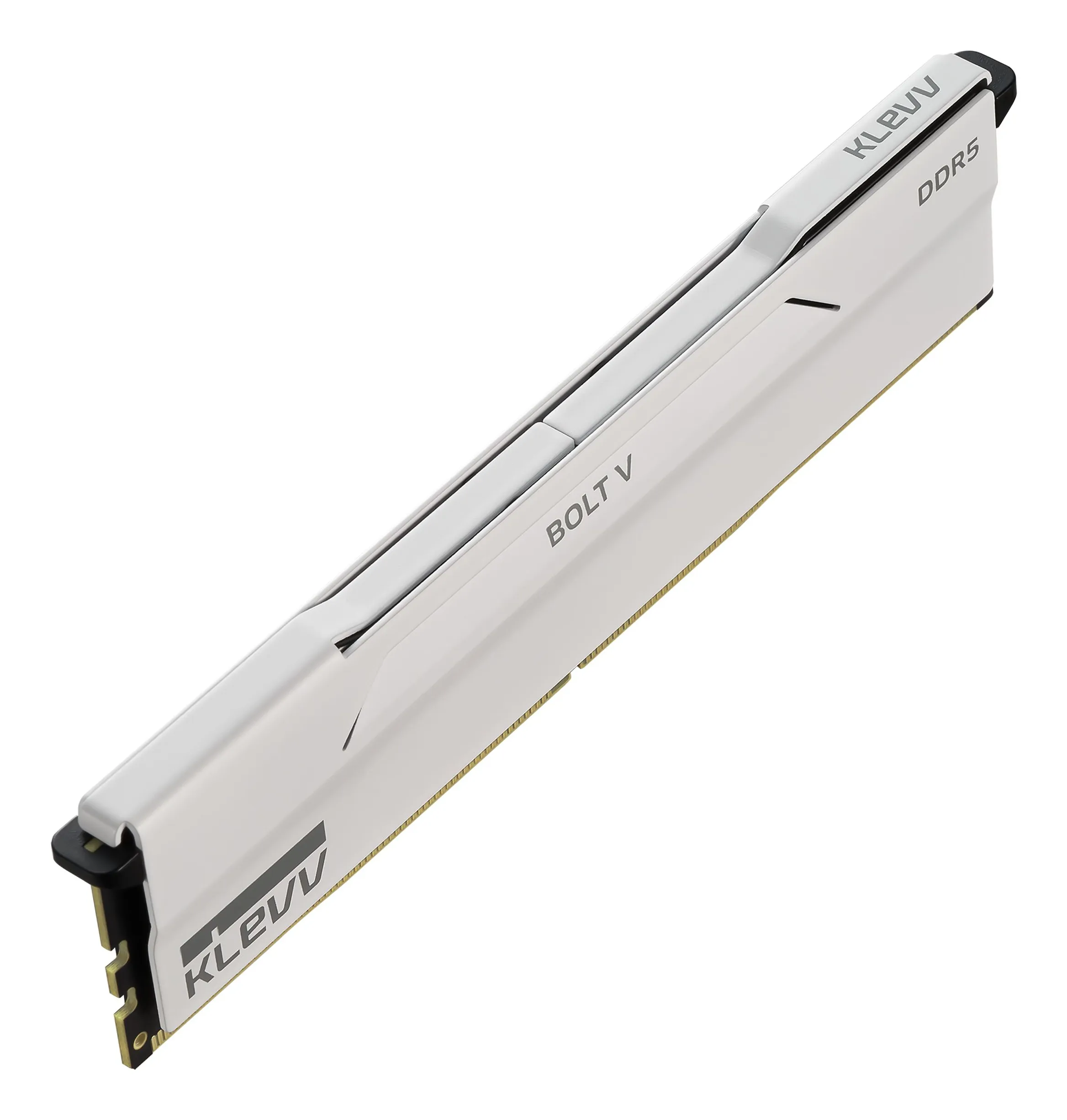KLEVV BOLT V 32 Gt (2 x 16 Gt) DDR5 6000 MHz, CL28 -muisti, valkoinen (EXPO, XMP)