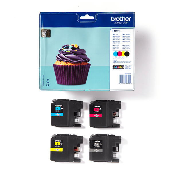 Brother  LC123VALBPDR - ink cartridge, Black, Cyan, Magenta, Yellow