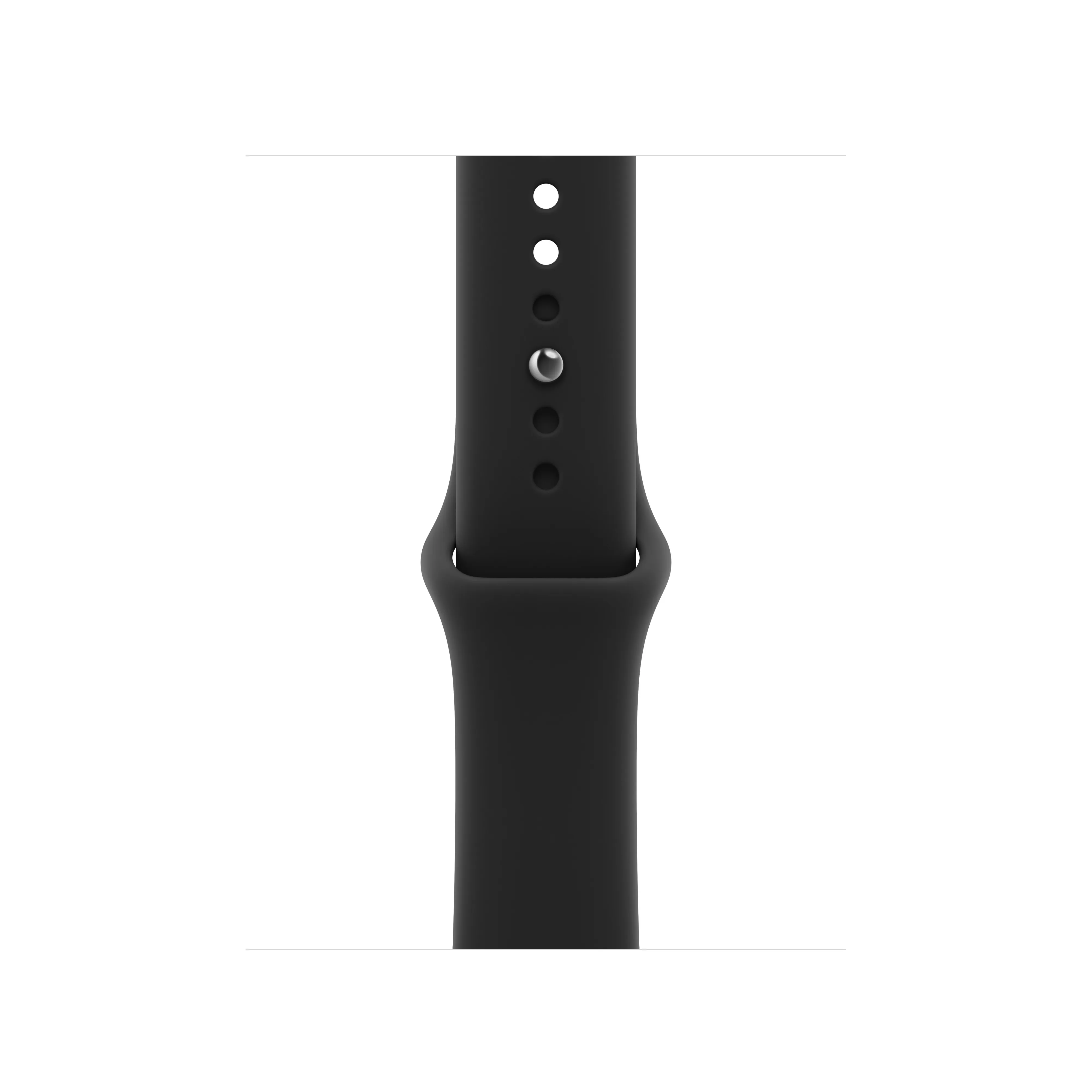 Apple Watch 42 mm -urheiluranneke, musta, S/M
