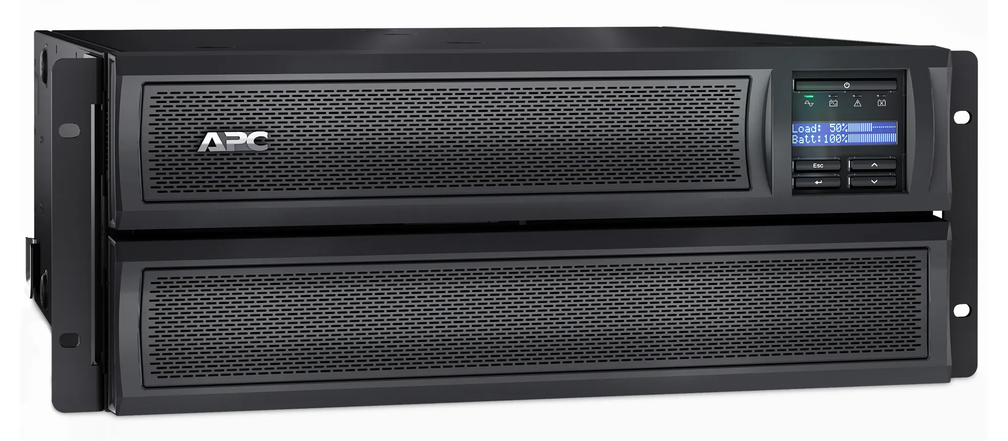 APC Smart-UPS X 3000 VA / 2700 W 6 min (18 min @50 %) 230 V Line-InterActive Tower/4U 19&quot; Rackmount (syvyys 483.00 mm) Extended RUntime UPS. L&auml;ht&ouml;liitynn&auml;t 8 x