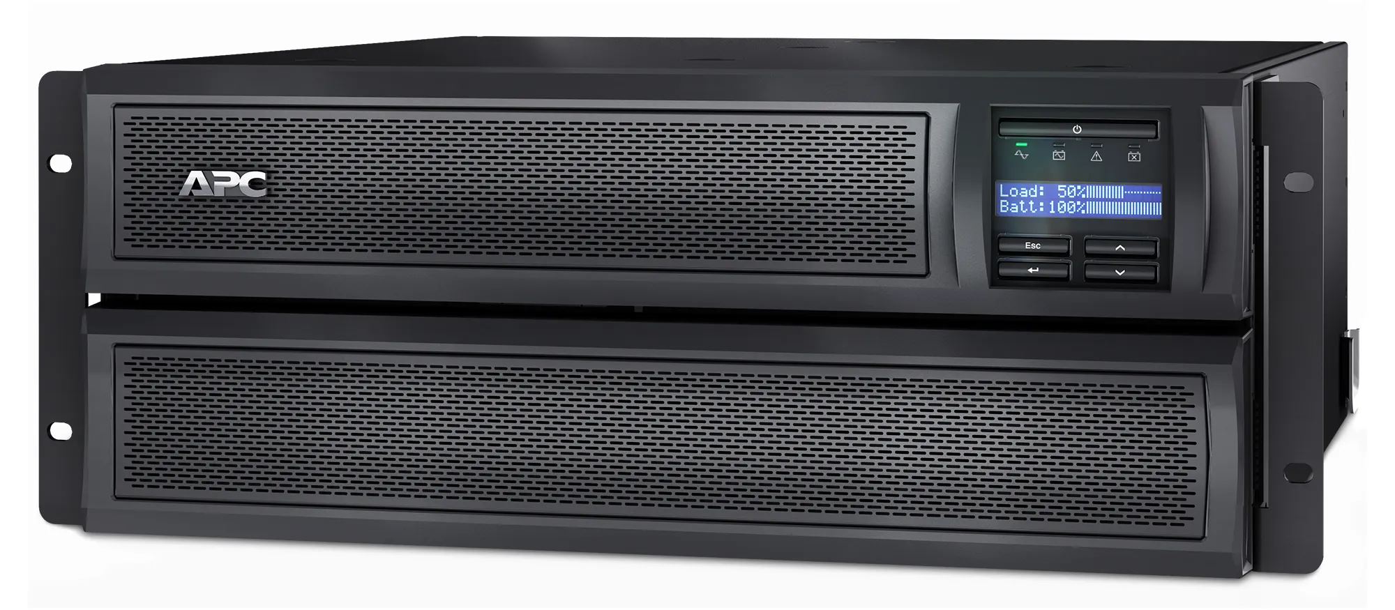 APC Smart-UPS X 3000 VA / 2700 W 6 min (18 min @50 %) 230 V Line-InterActive Tower/4U 19&quot; Rackmount (syvyys 483.00 mm) Extended RUntime UPS. L&auml;ht&ouml;liitynn&auml;t 8 x