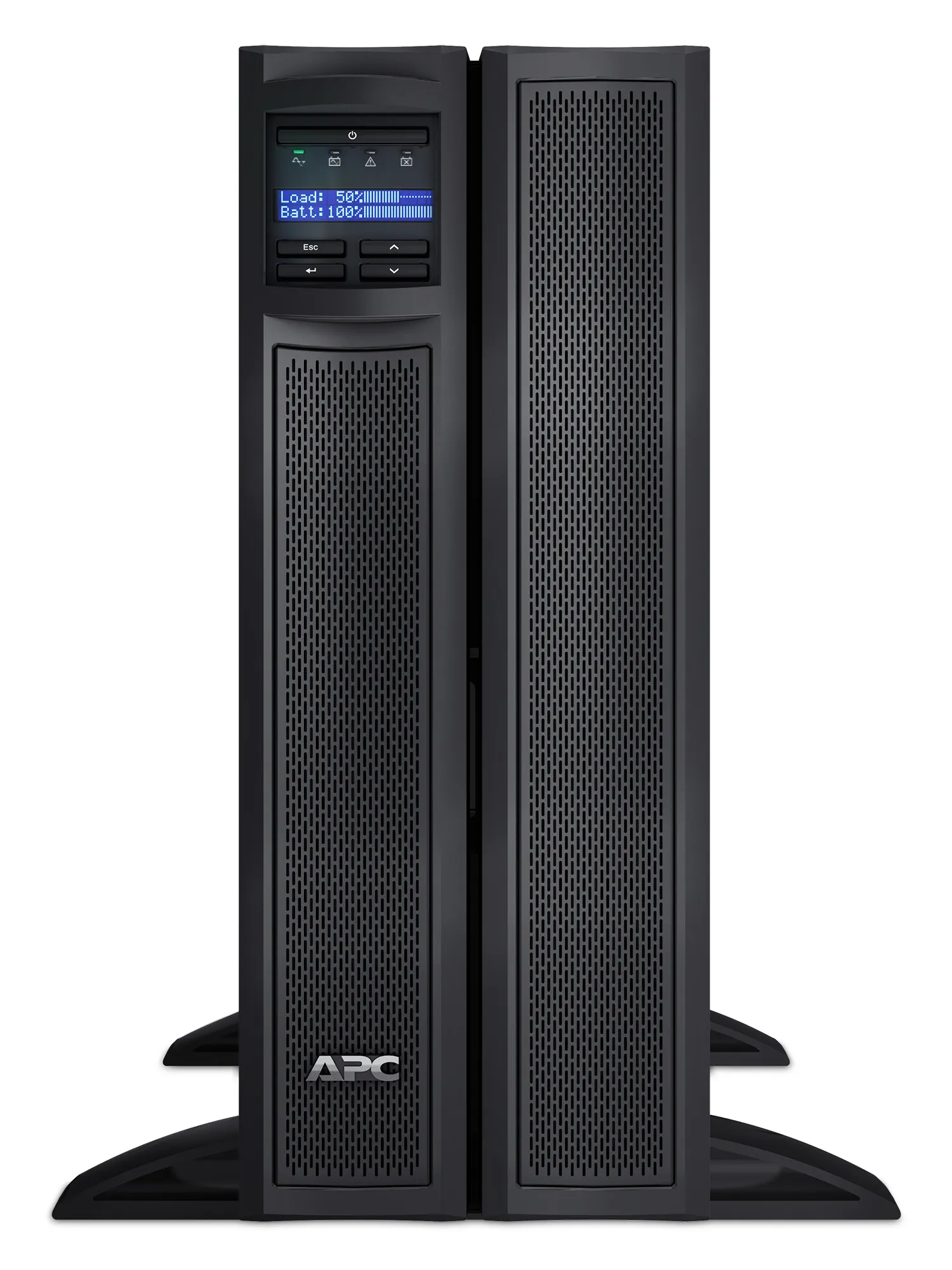 APC Smart-UPS X 3000 VA / 2700 W 6 min (18 min @50 %) 230 V Line-InterActive Tower/4U 19&quot; Rackmount (syvyys 483.00 mm) Extended RUntime UPS. L&auml;ht&ouml;liitynn&auml;t 8 x