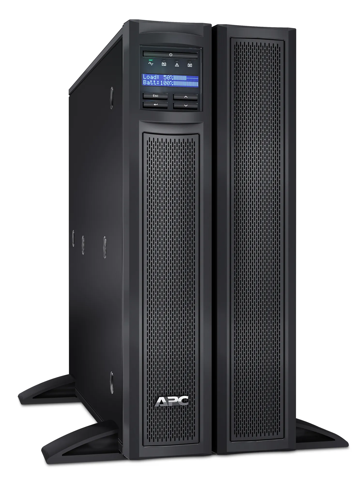 APC Smart-UPS X 3000 VA / 2700 W 6 min (18 min @50 %) 230 V Line-InterActive Tower/4U 19&quot; Rackmount (syvyys 483.00 mm) Extended RUntime UPS. L&auml;ht&ouml;liitynn&auml;t 8 x