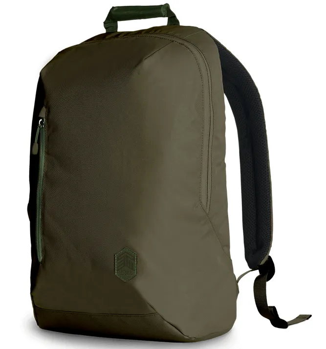 STM Back Pack ECO - backpack, olive, 16&quot;