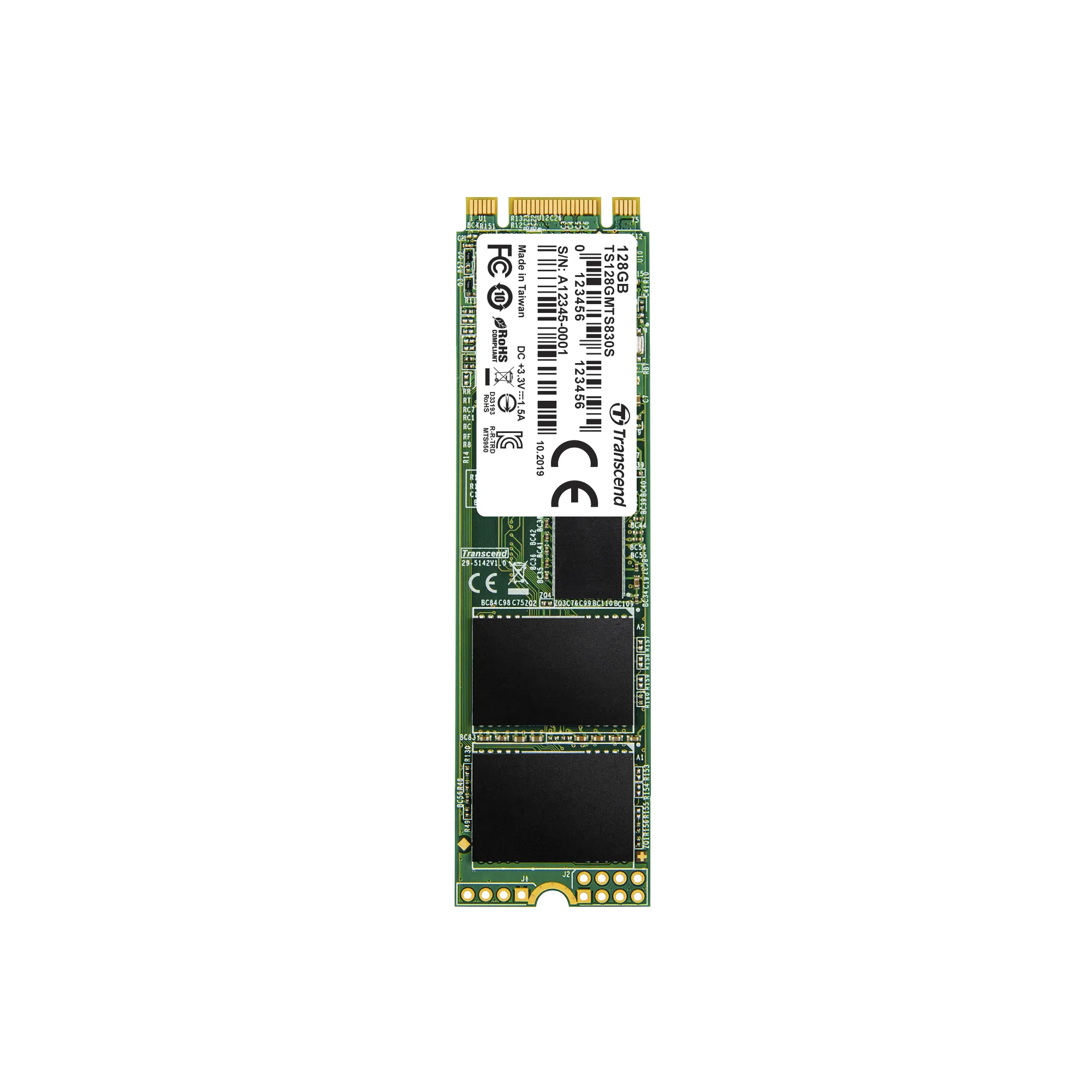 Transcend M.2 SSD 830S 128GB 128GB, SATA III, M.2 - SSD
