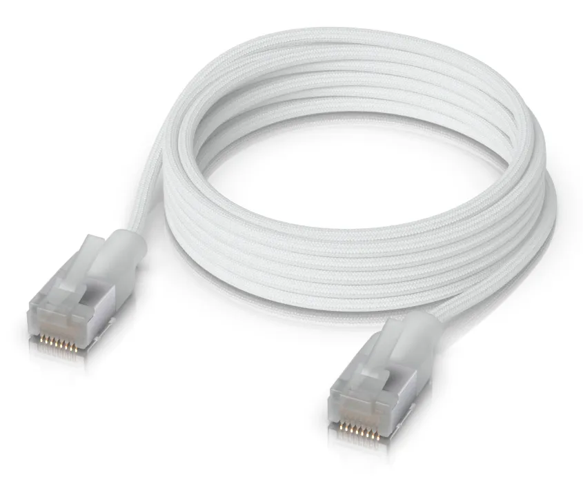 Ubiquity Cat6a RJ45 2m -verkkokaapeli, valkoinen