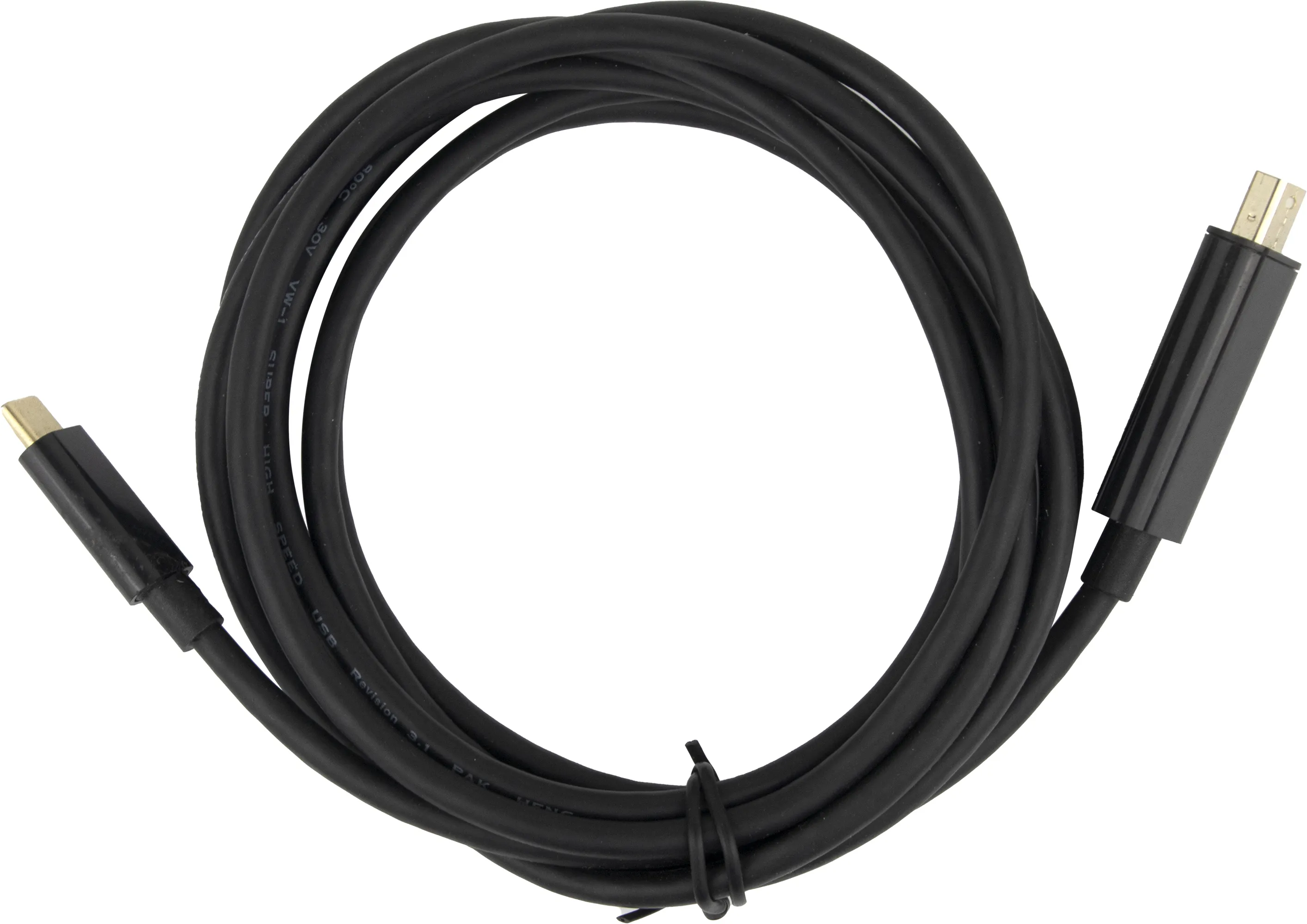 Deltaco USB-C &ndash; Mini DisplayPort cable, 4K, 1 m, Black
