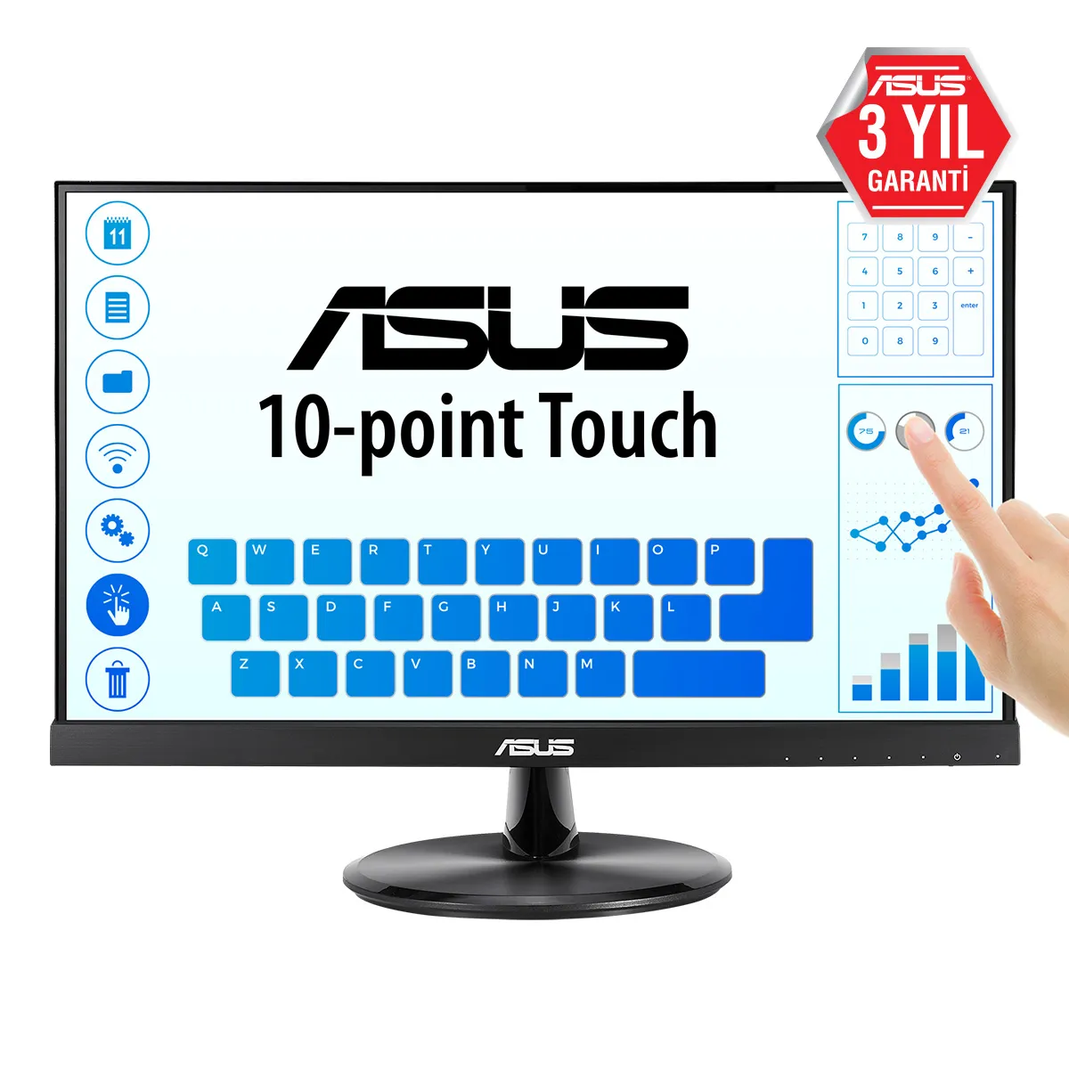 Asus 21.5" VT229H Full HD, IPS - monitor Asus 21.5" VT229H Full HD, IPS - monitor