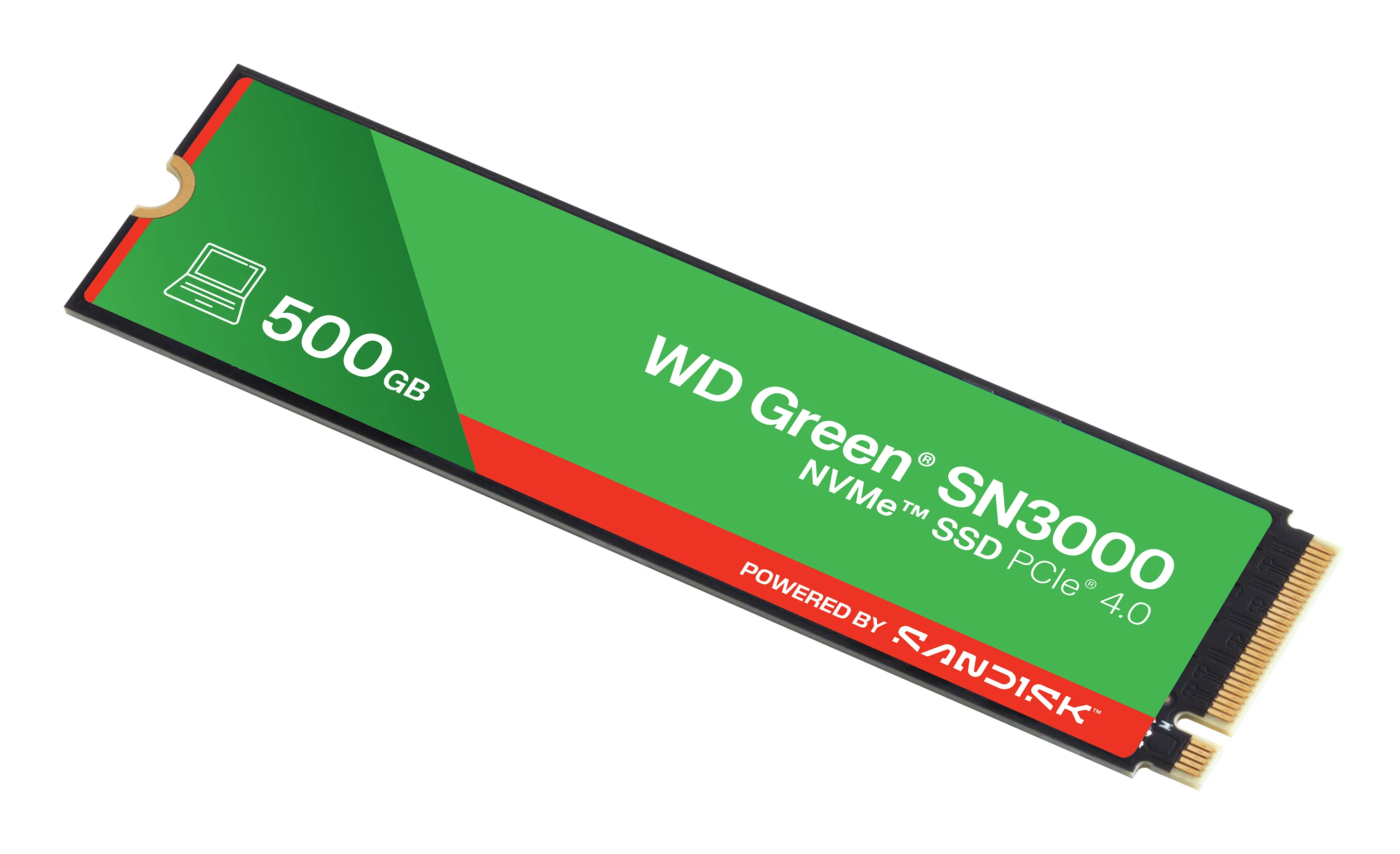 WD Green SN3000 500 GB M.2 PCIe 4.0 NVMe SSD